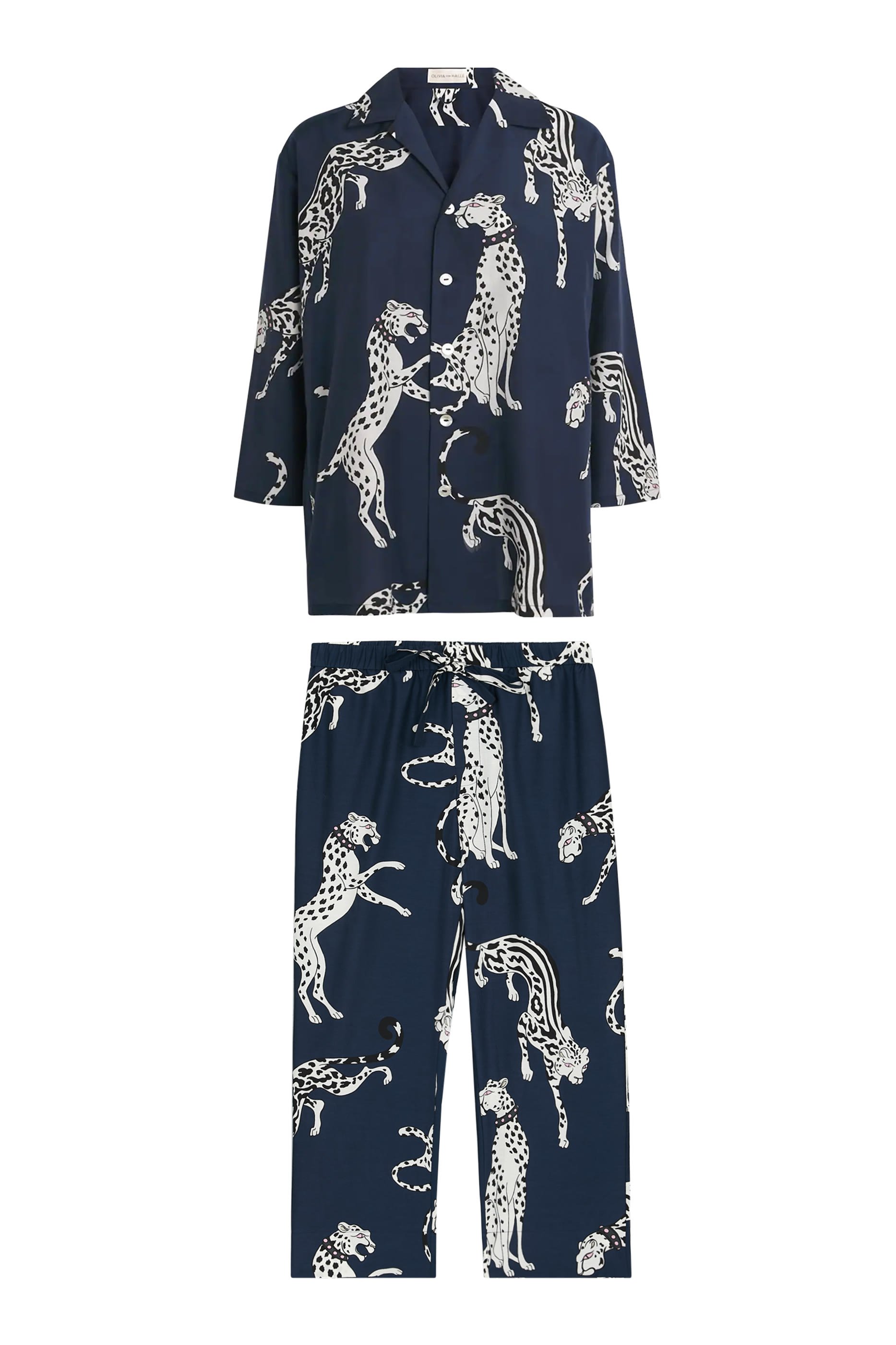 طقم بيجاما كازابلانكا زيغفيلد بنقشة جلد النمر