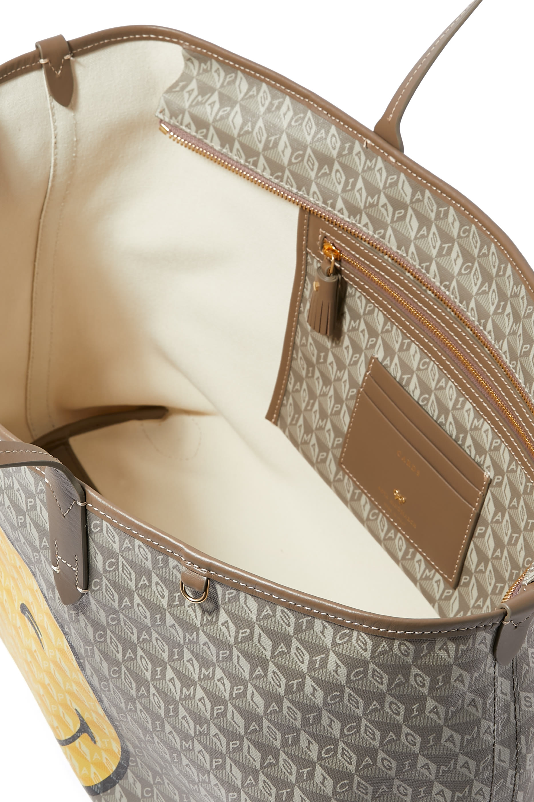 حقيبة يد آي ام ايه بلاستيك بسحاب