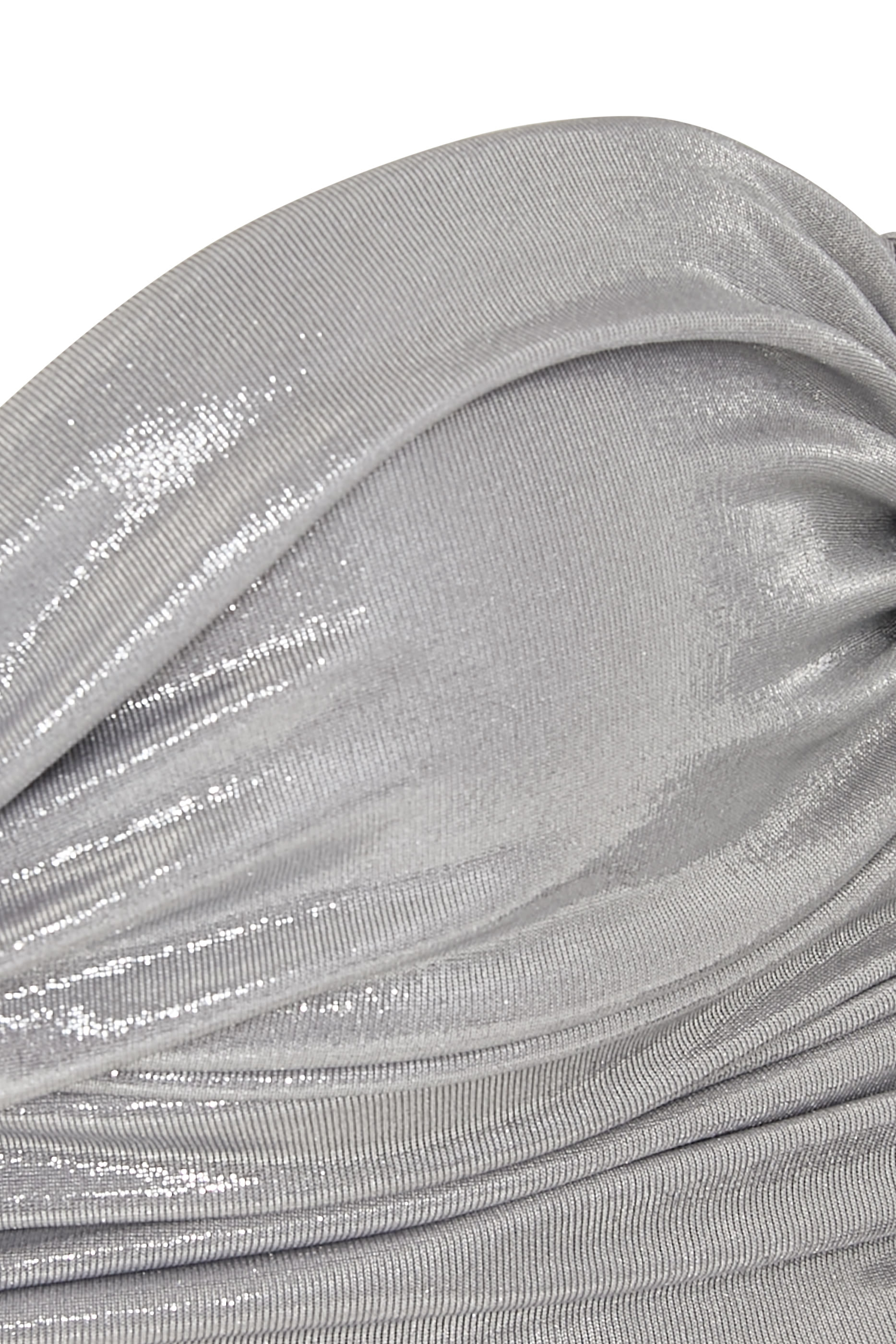  Johnny Strapless Metallic Bikini Top 