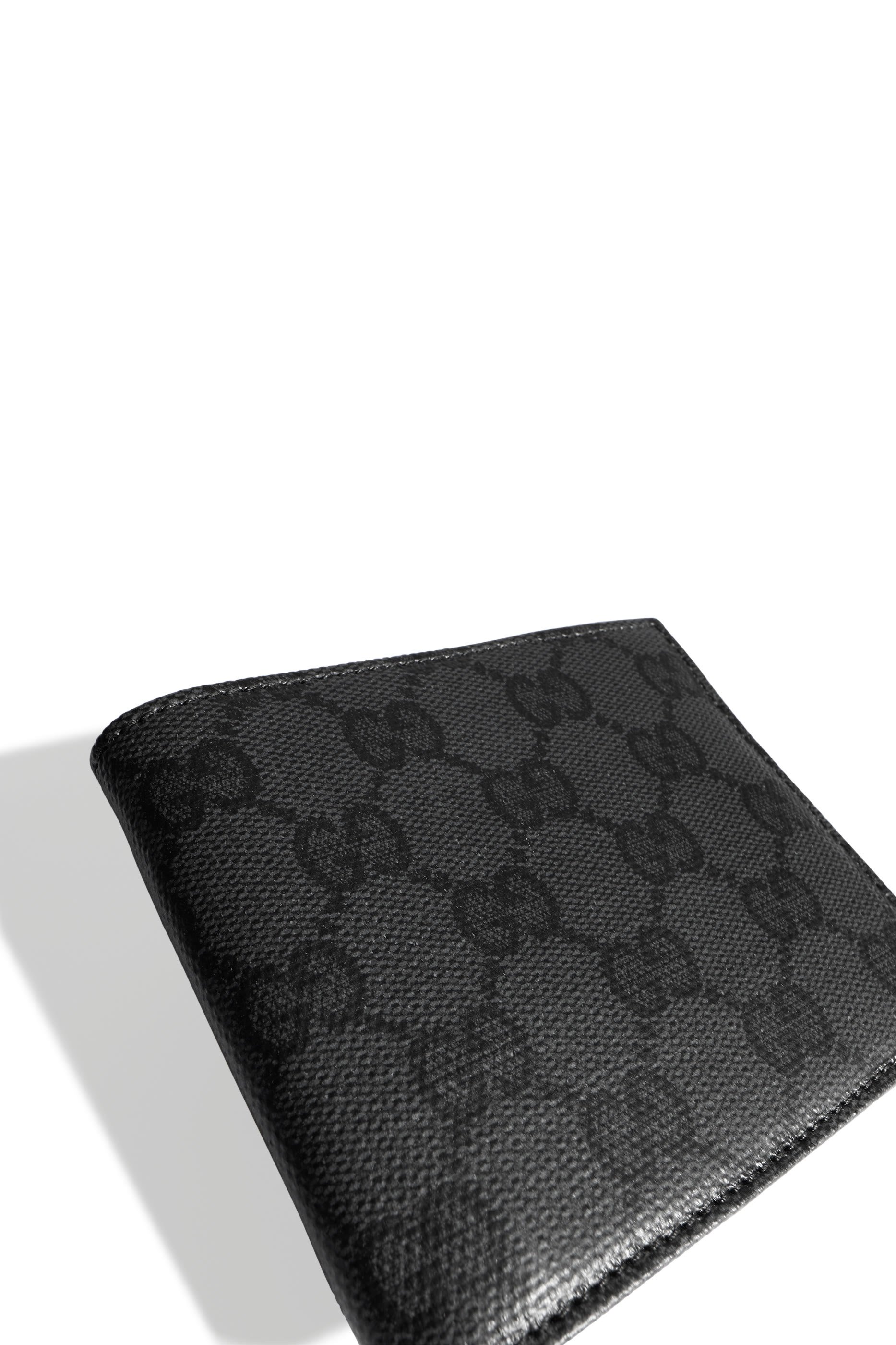 محفظة ثنائية الطي بشعار الماركة