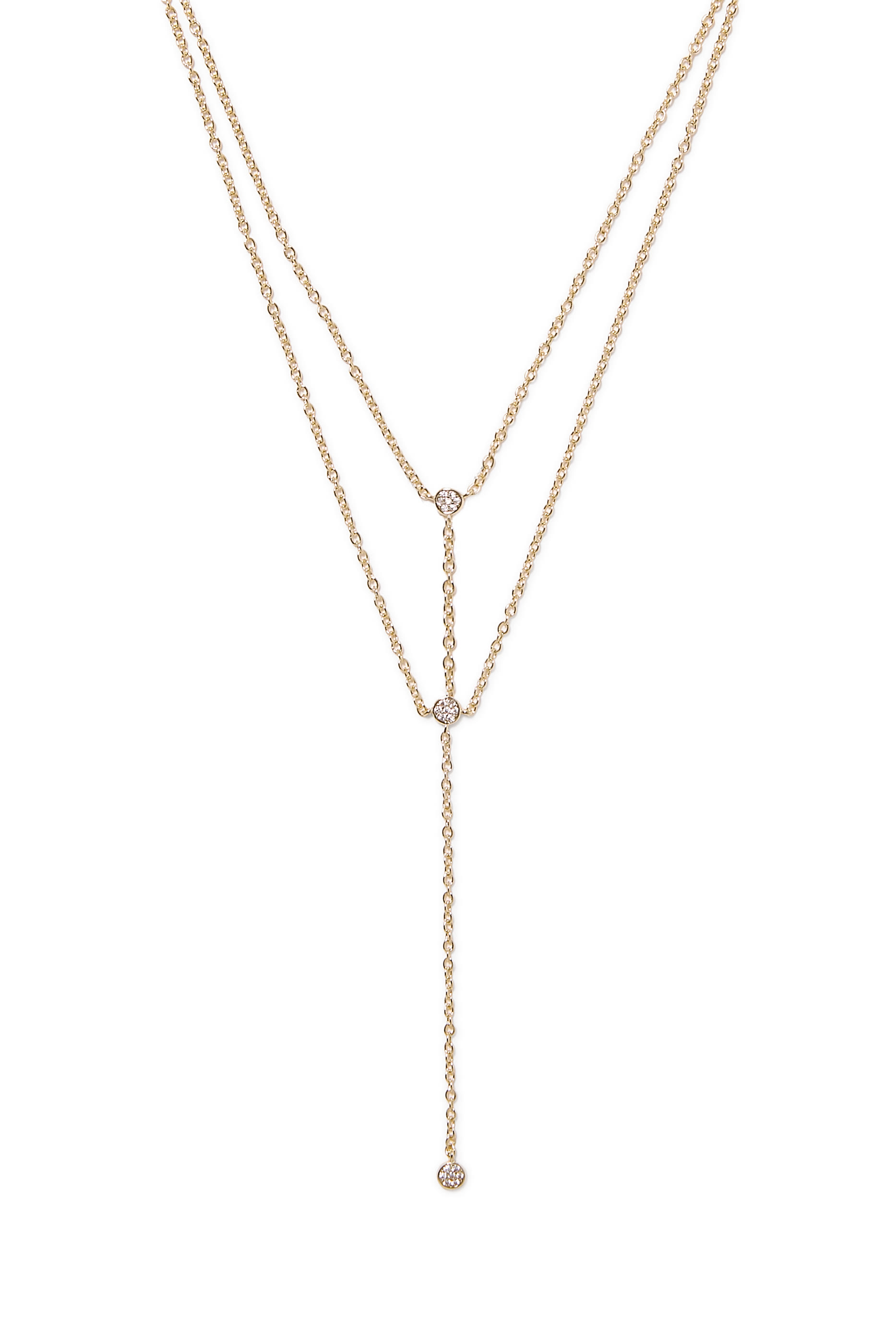 قلادة مزينة بحليتين