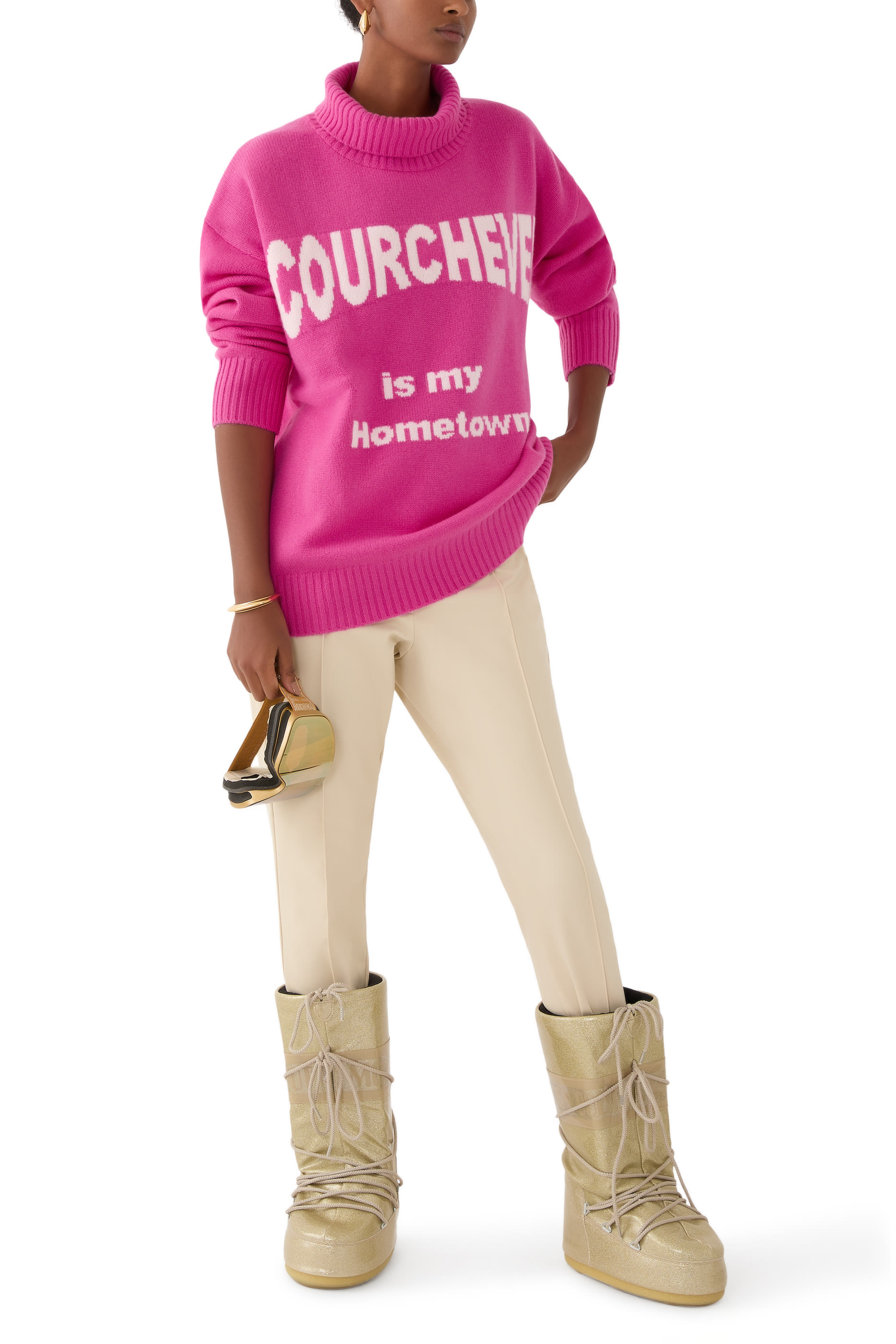 سترة منسوجة بنقشة كورشوفيل ايز ماي هوم تاون