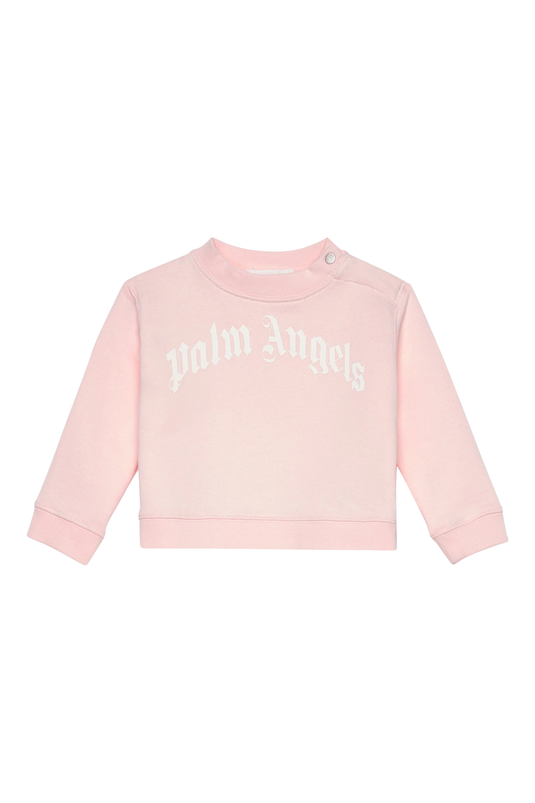 سويت شيرت بشعار الماركة منحني للأطفال