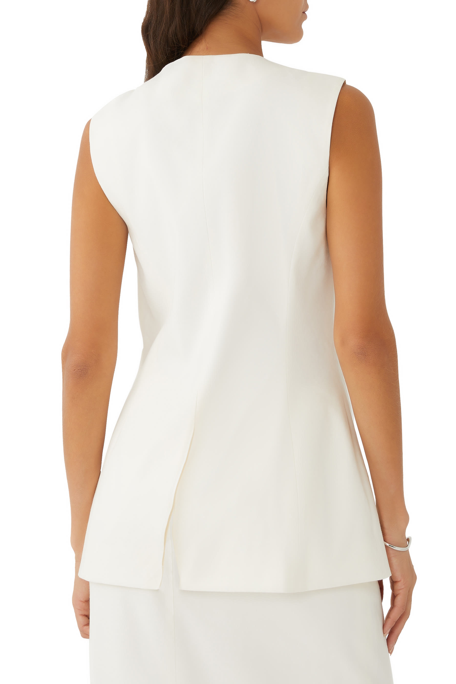 فيست بلا أكمام كتان