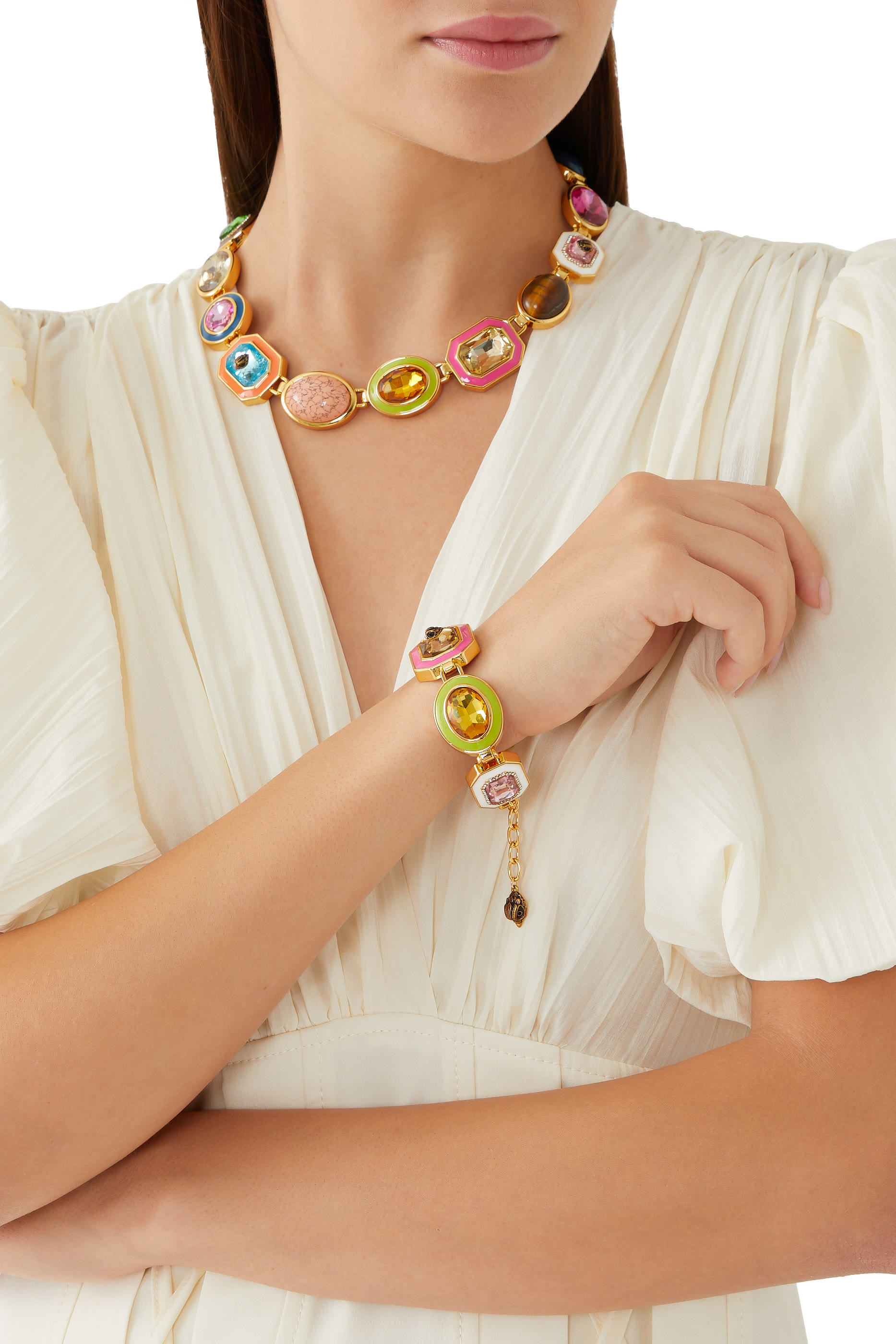 سوار كنسينغتون مرصع بأحجار