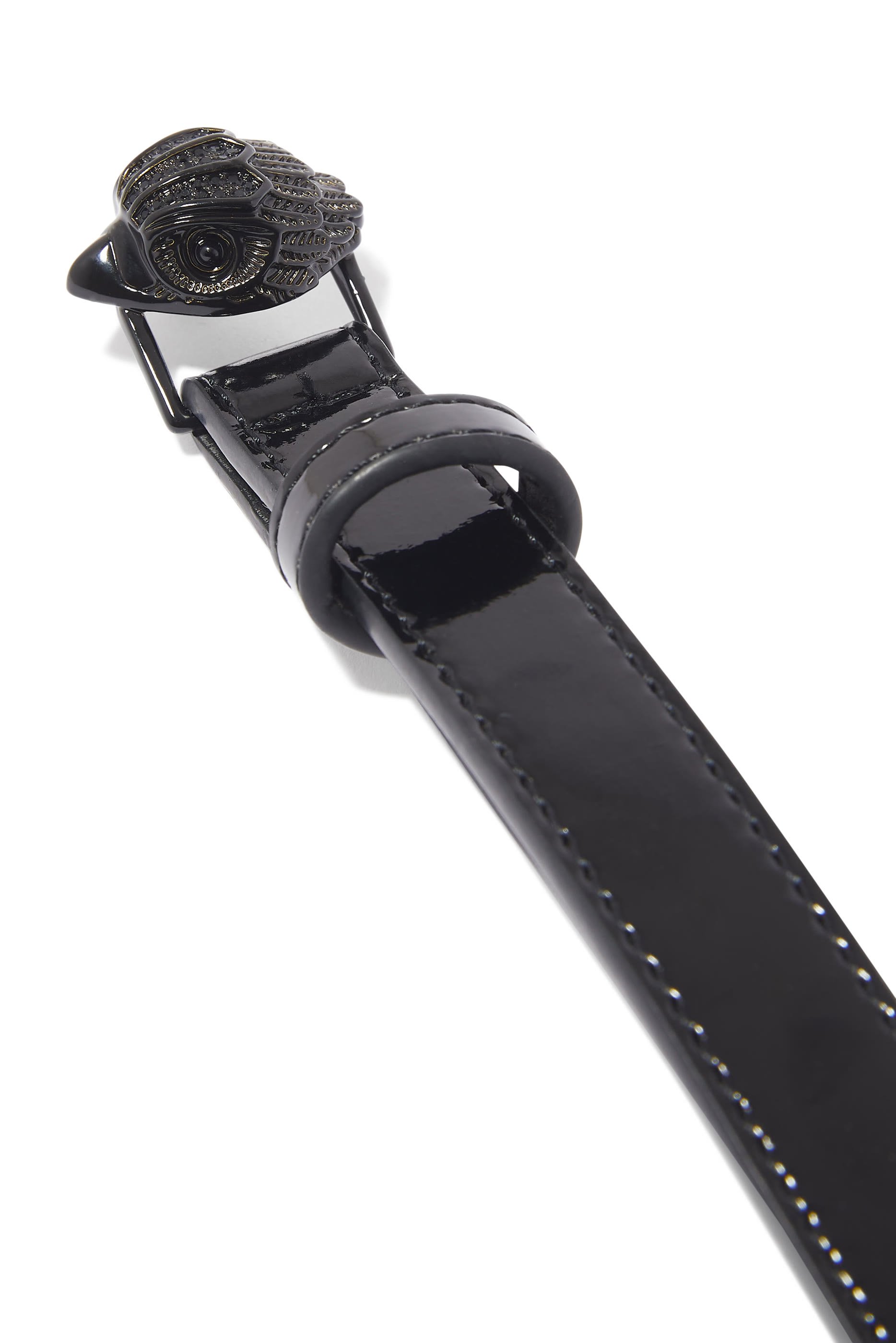 حزام بإبزيم مزين بشعار الماركة