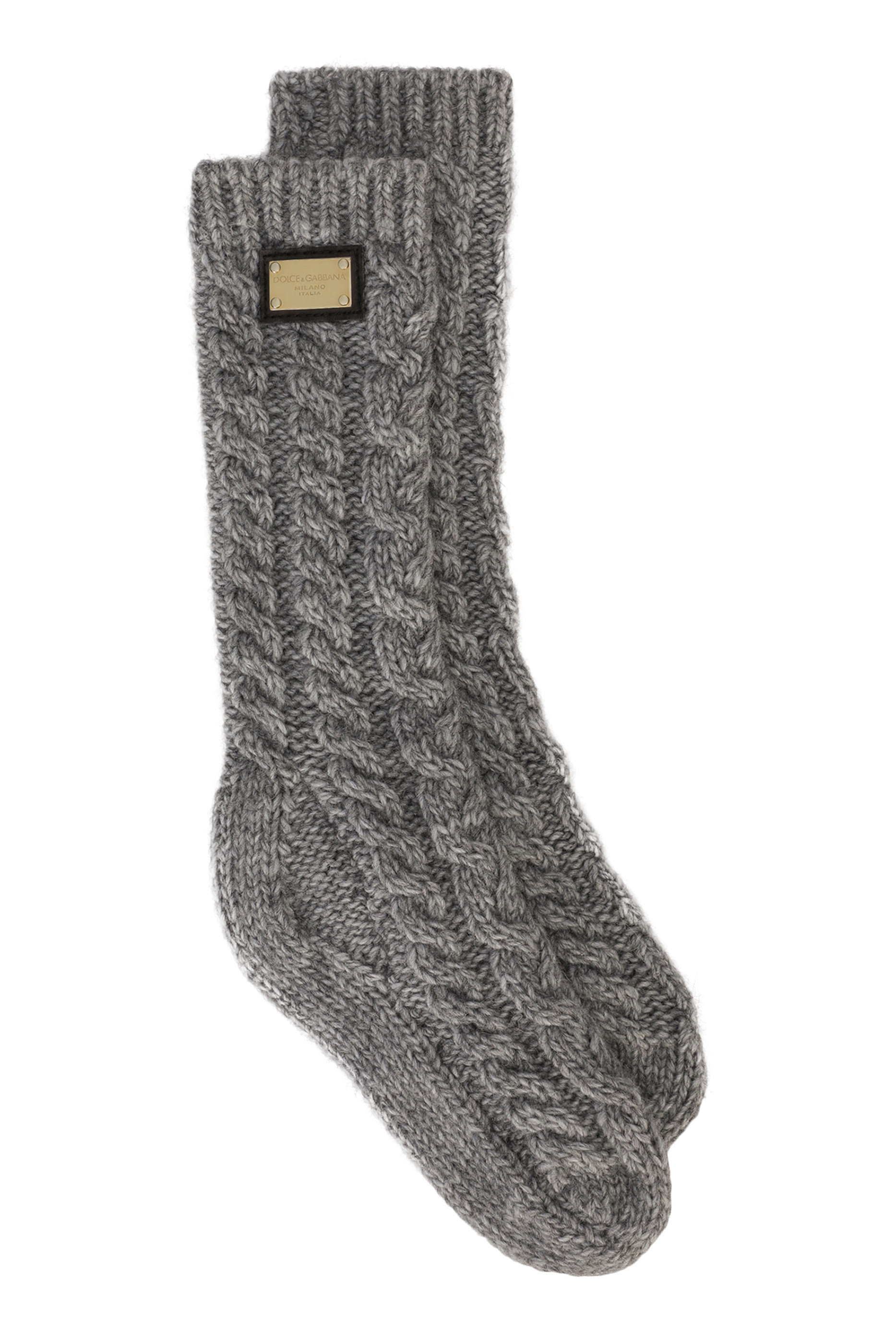 جوارب برقعة بشعار الماركة صوف للأطفال