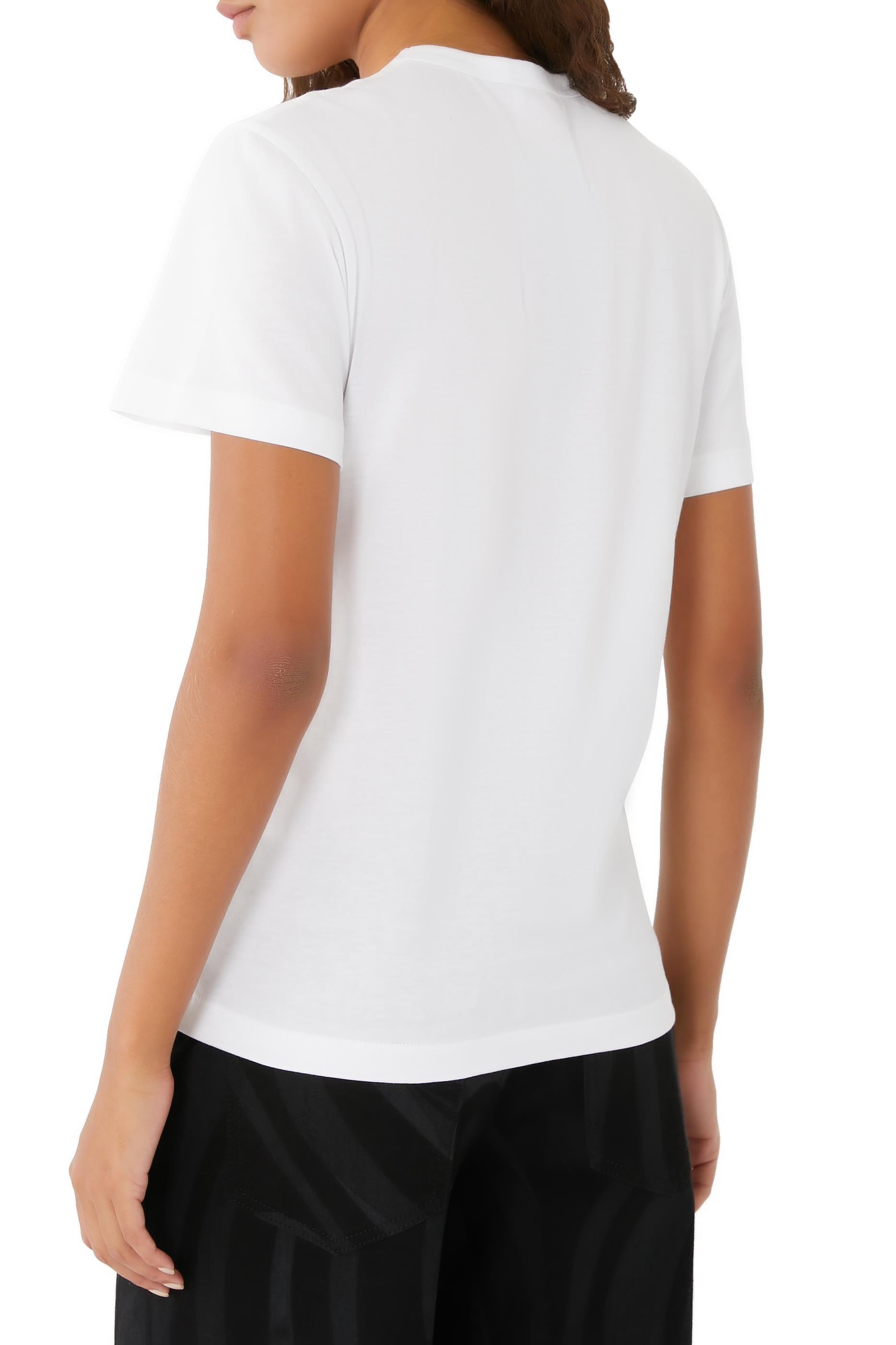 تيشيرت بطبعات شعار الماركة  قزحي الألوان