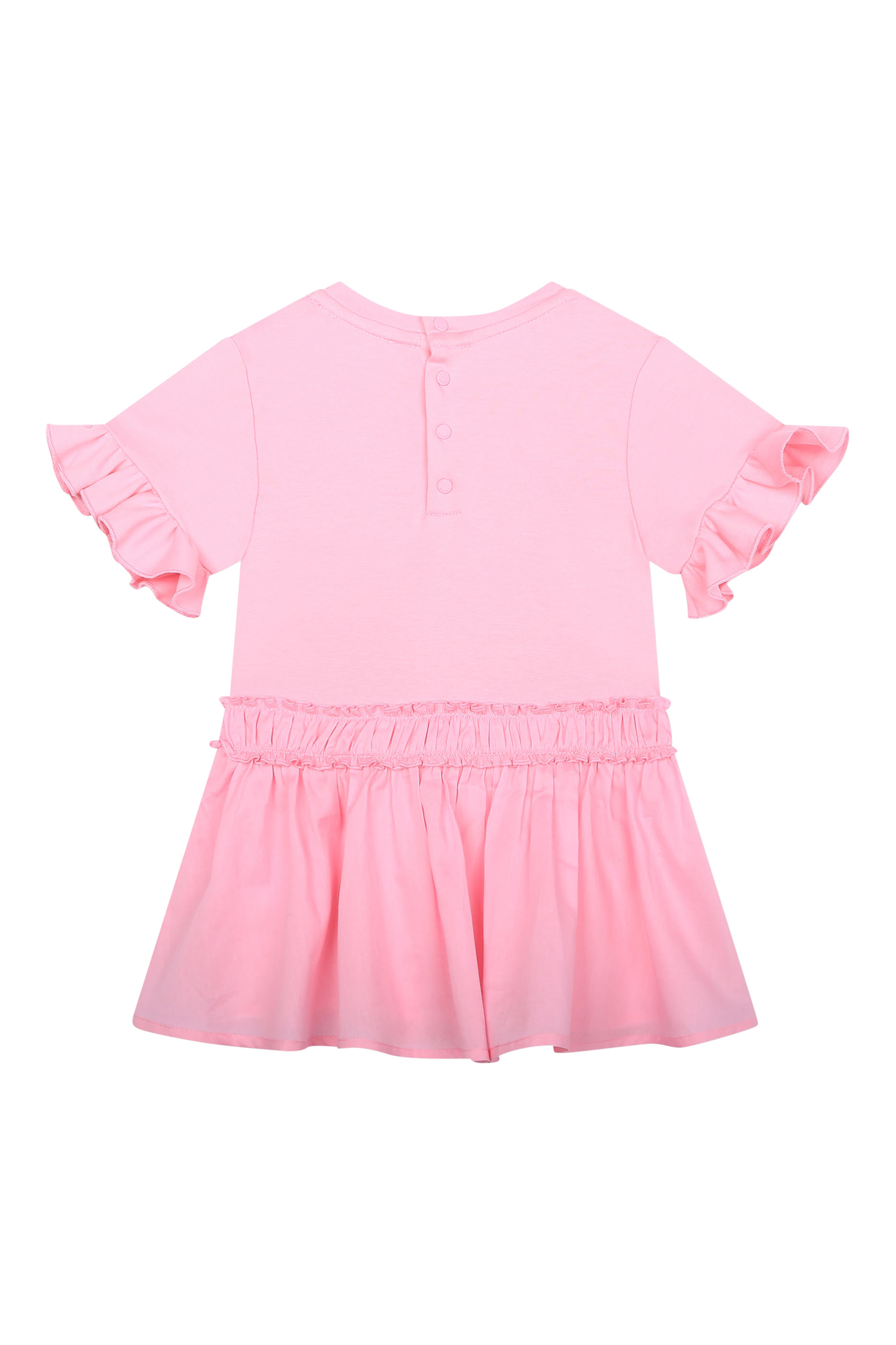 Kids Embroidered Logo Dress