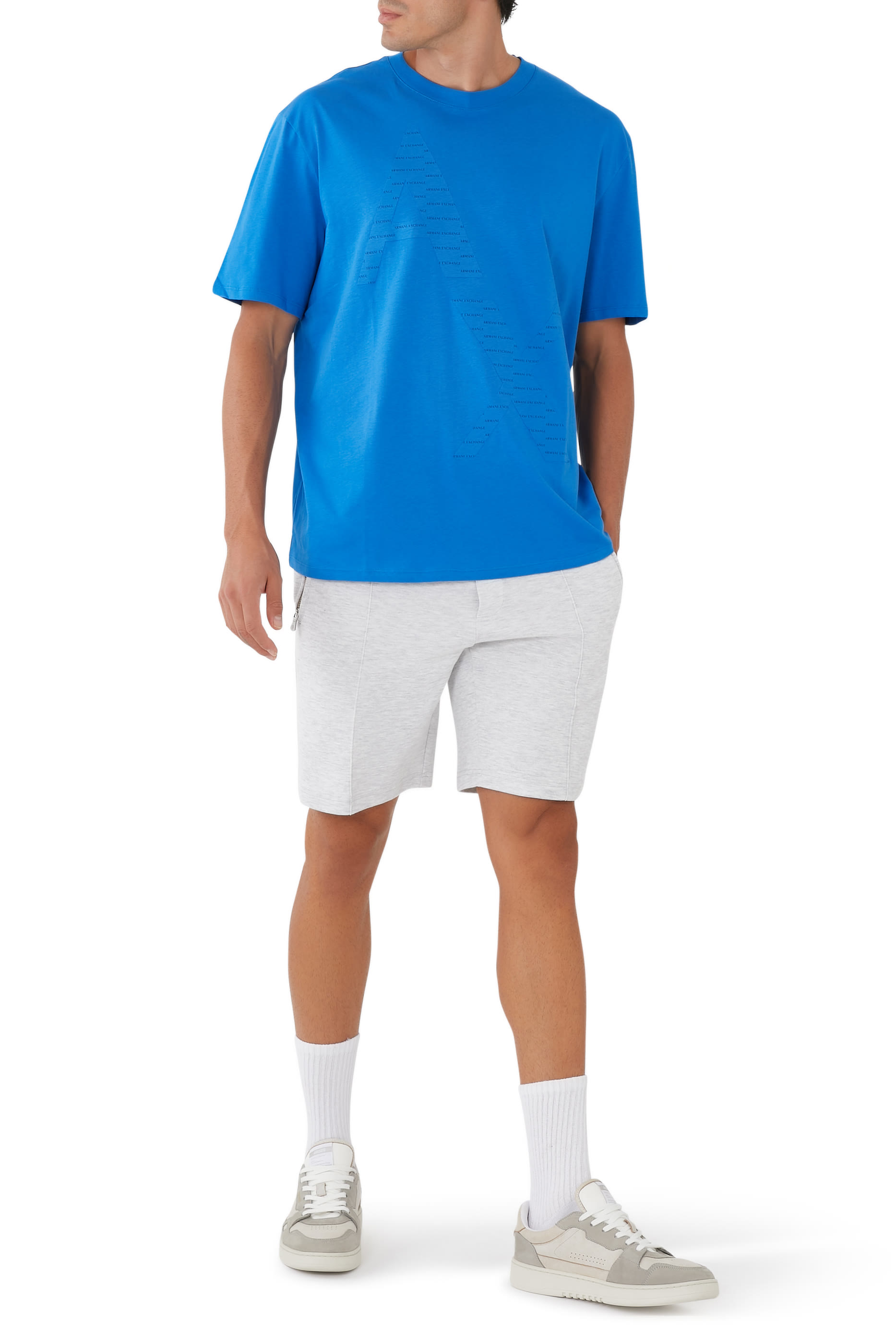 تيشيرت جيمنازيوم بياقة ضيقة