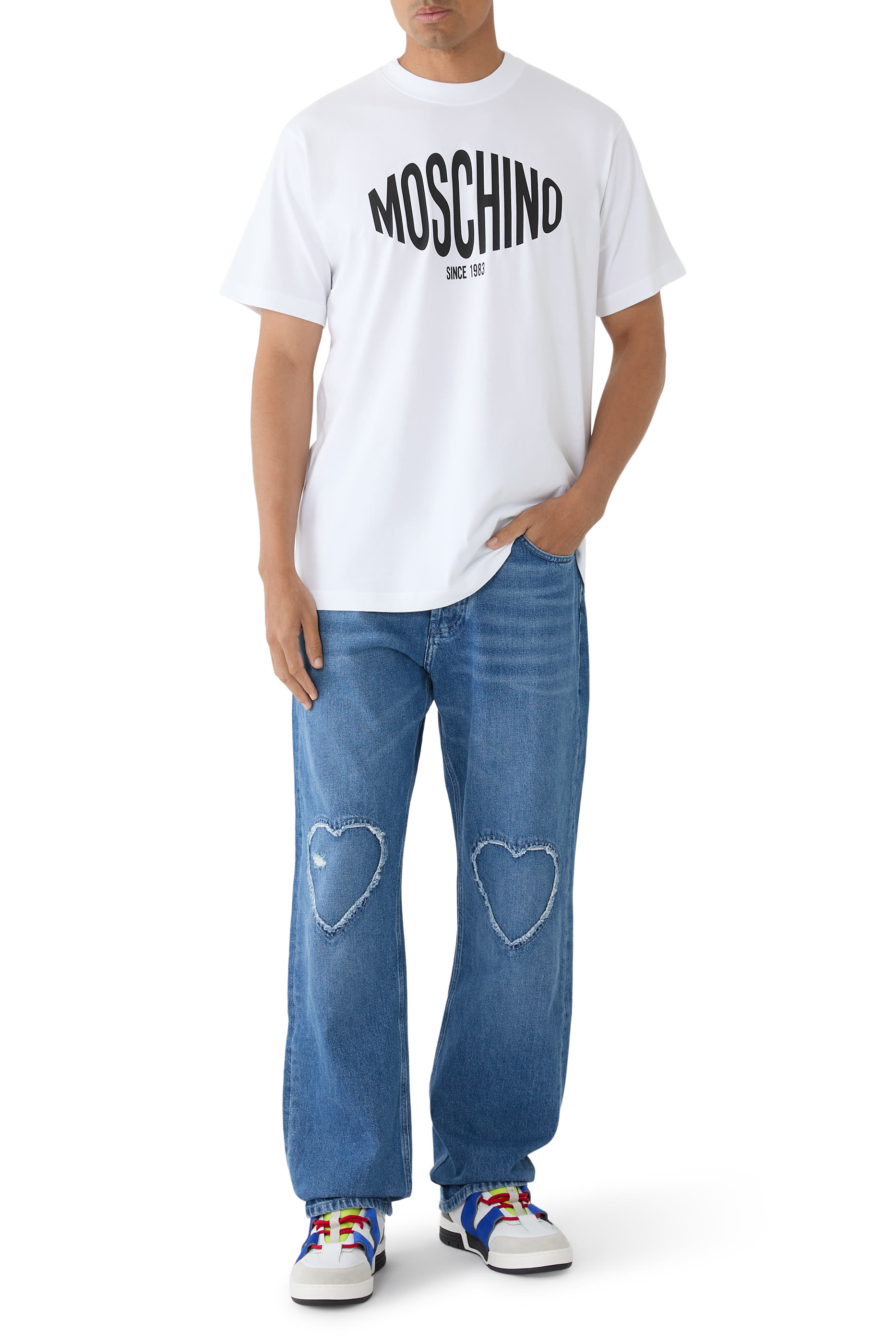 تيشيرت قطن بشعار الماركة