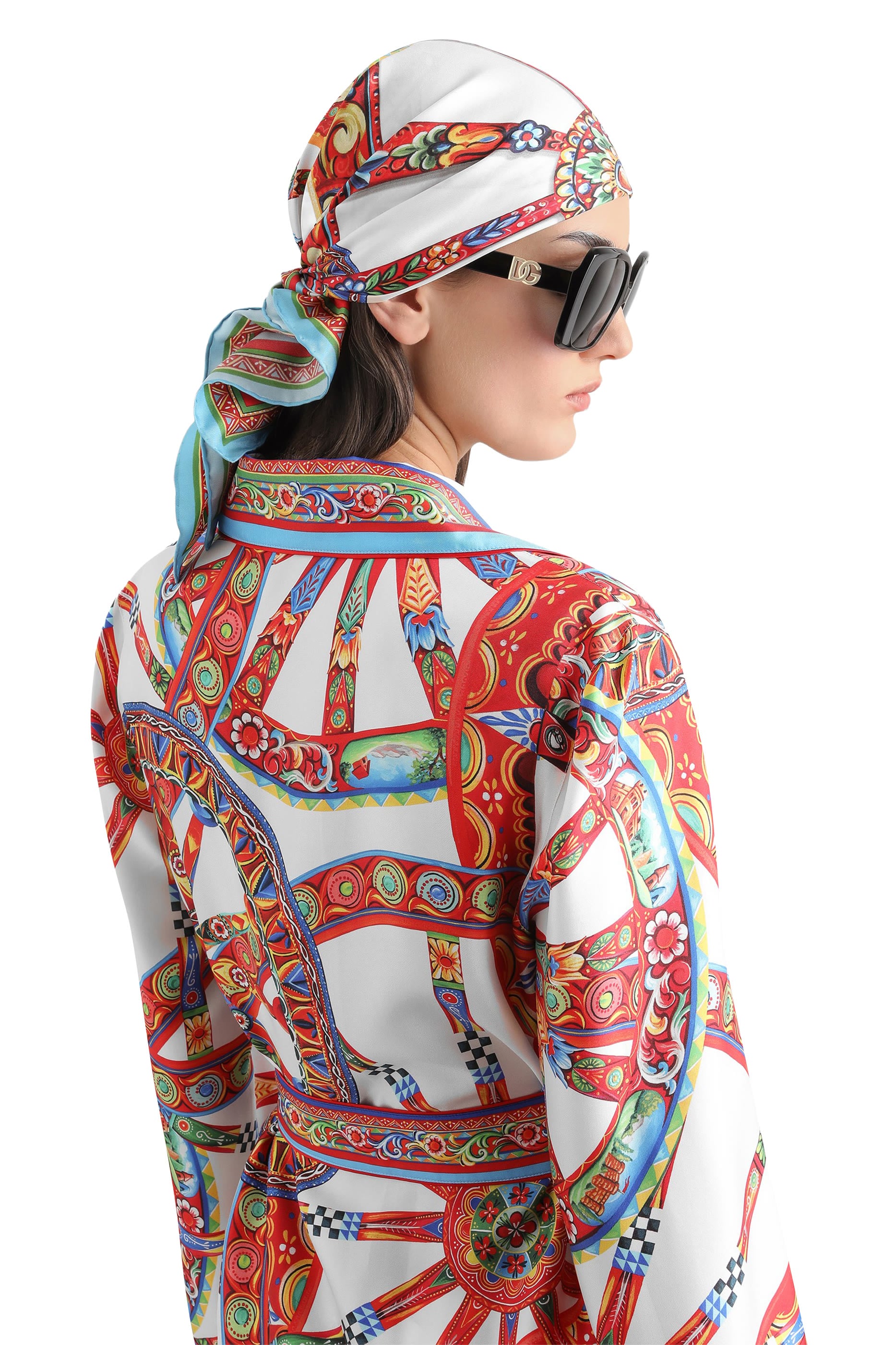 Majolica-Print Vanity Shirt