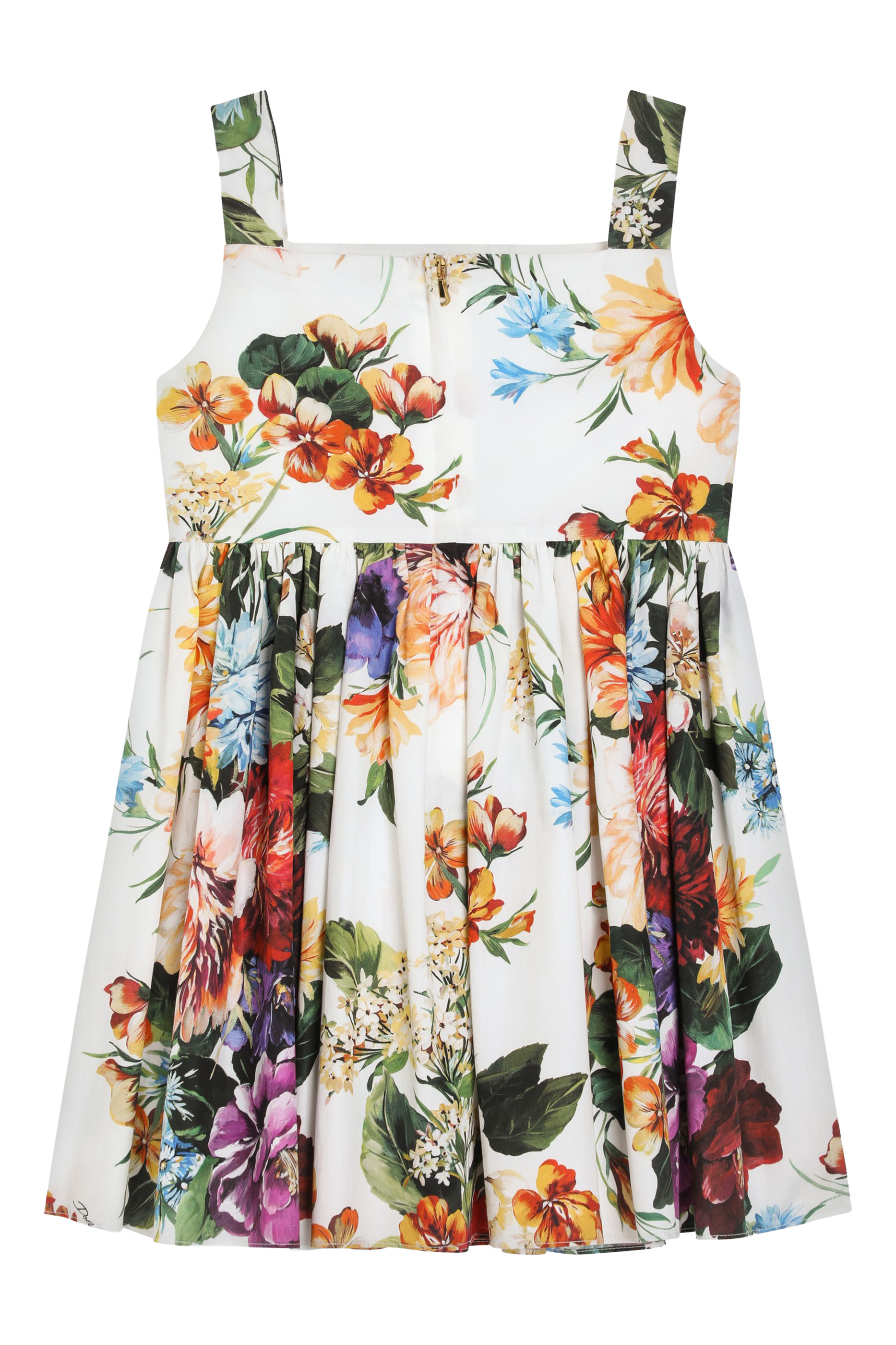 فستان بنقشة زهور بوبلين للأطفال