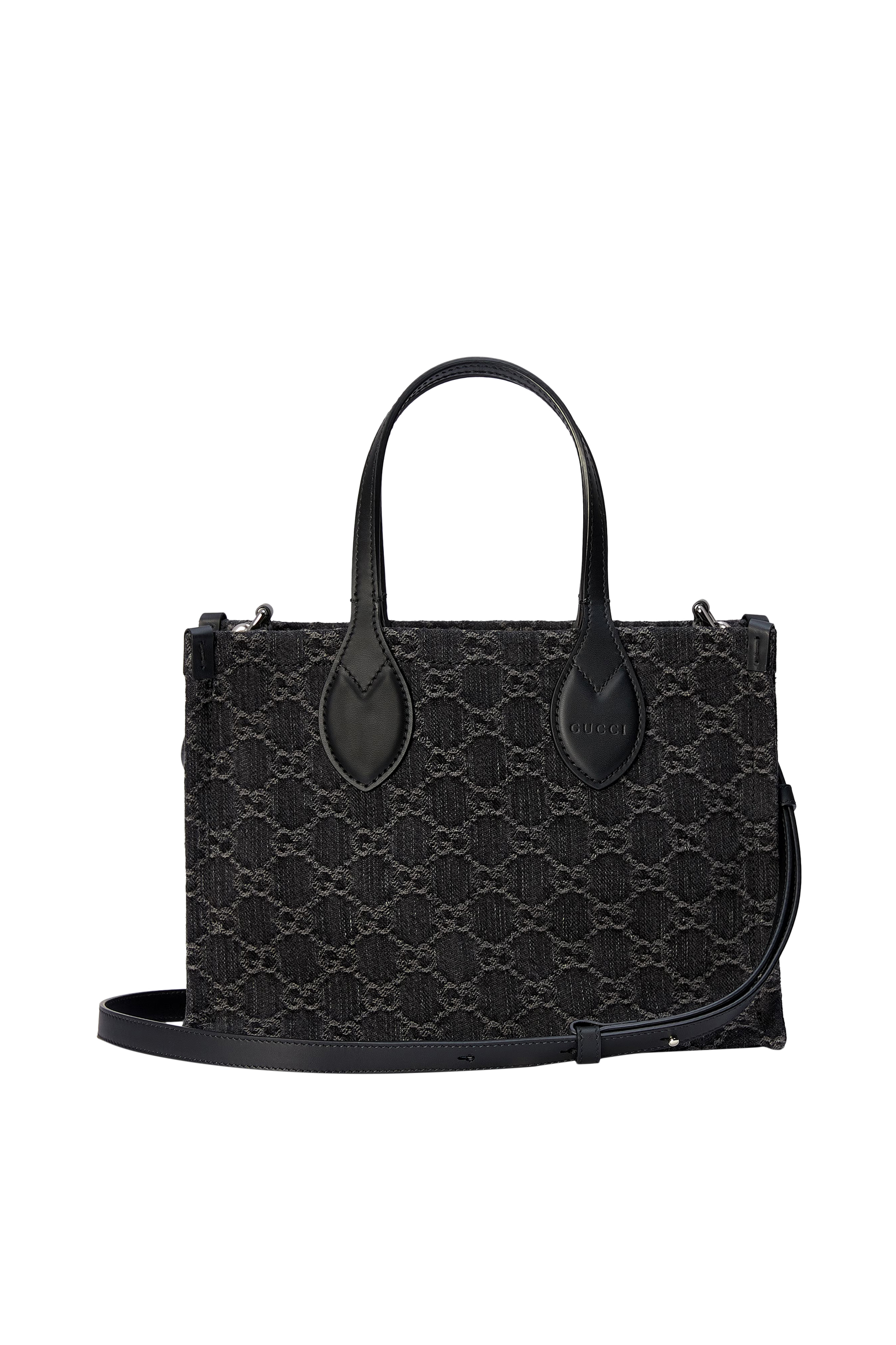 حقيبة يد أوفيديا متوسطة بنقشة حرفي شعار الماركة