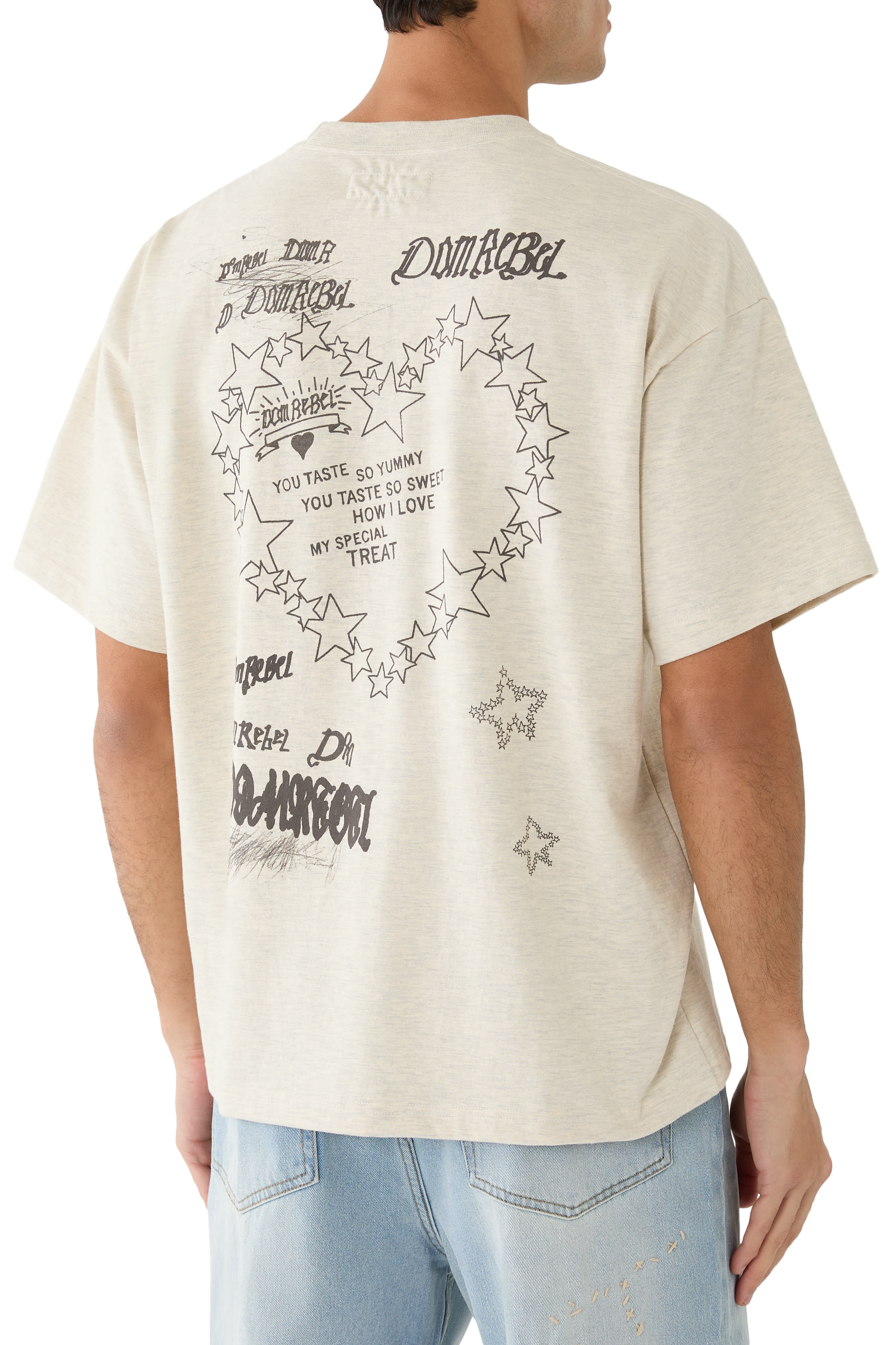 تيشيرت بنقشة علبة حلوى