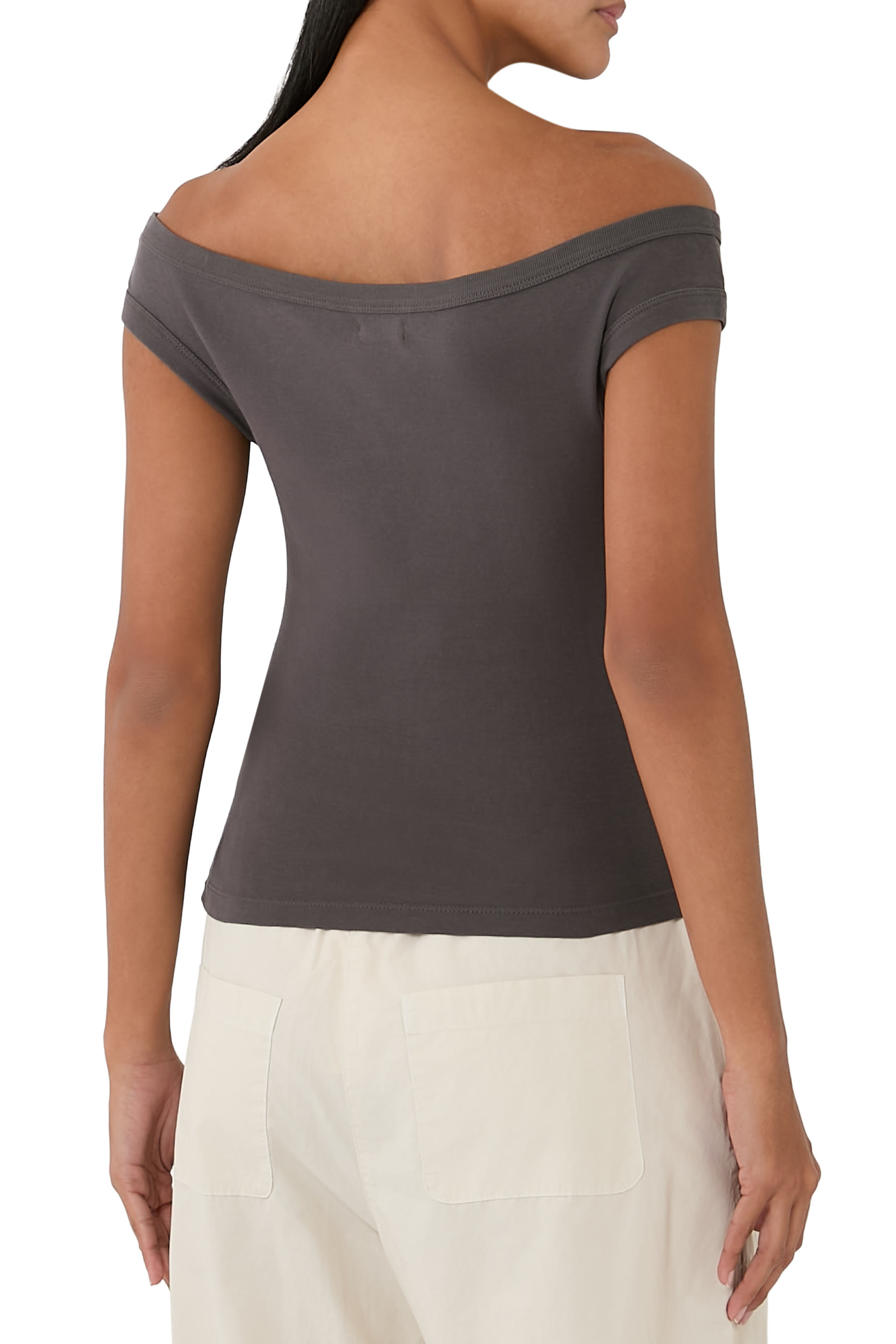 Organic Cotton Off Shoulder Top