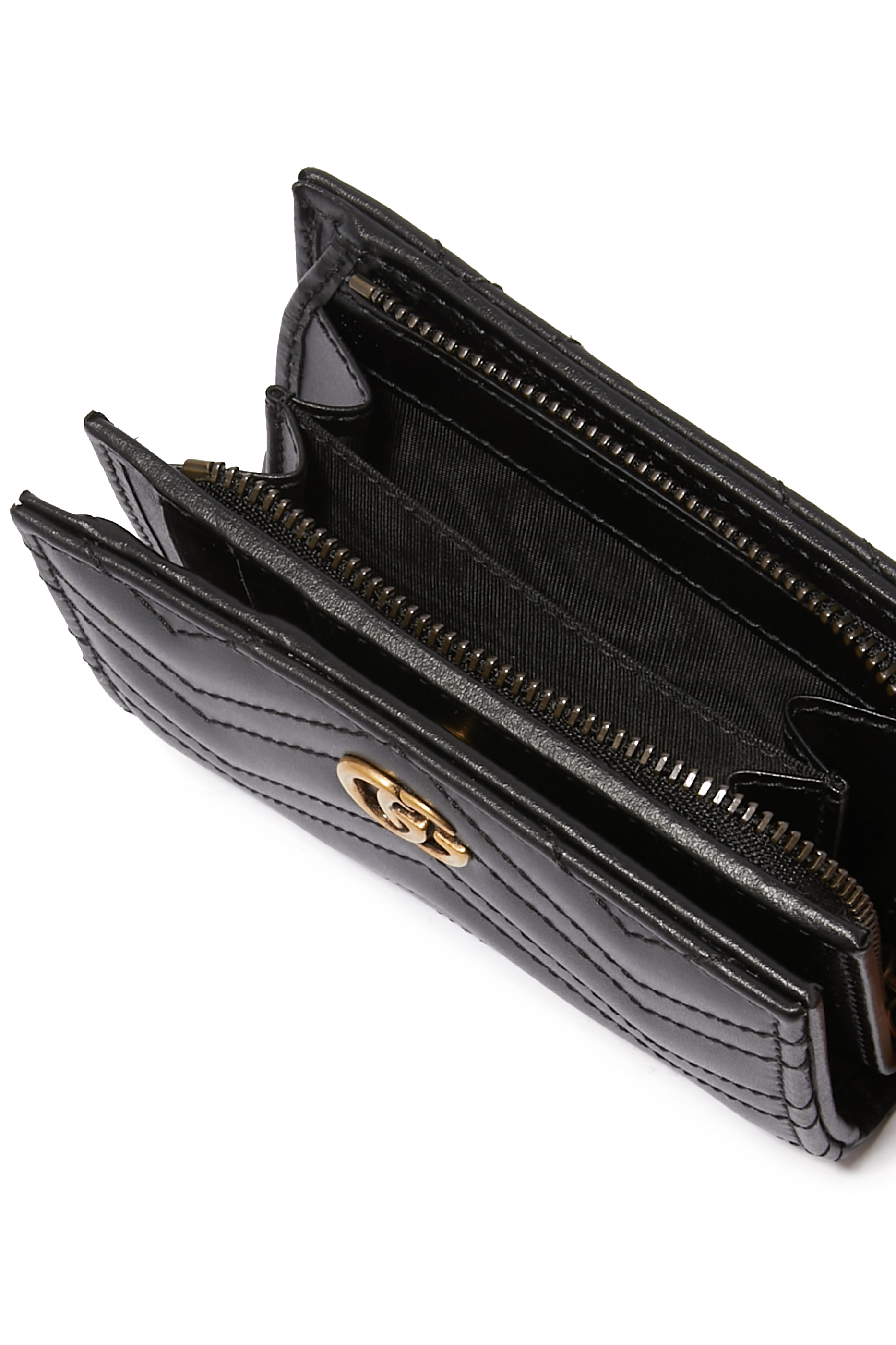 محفظة مارمونت بحلية حرفي شعار الماركة جلد مبطن