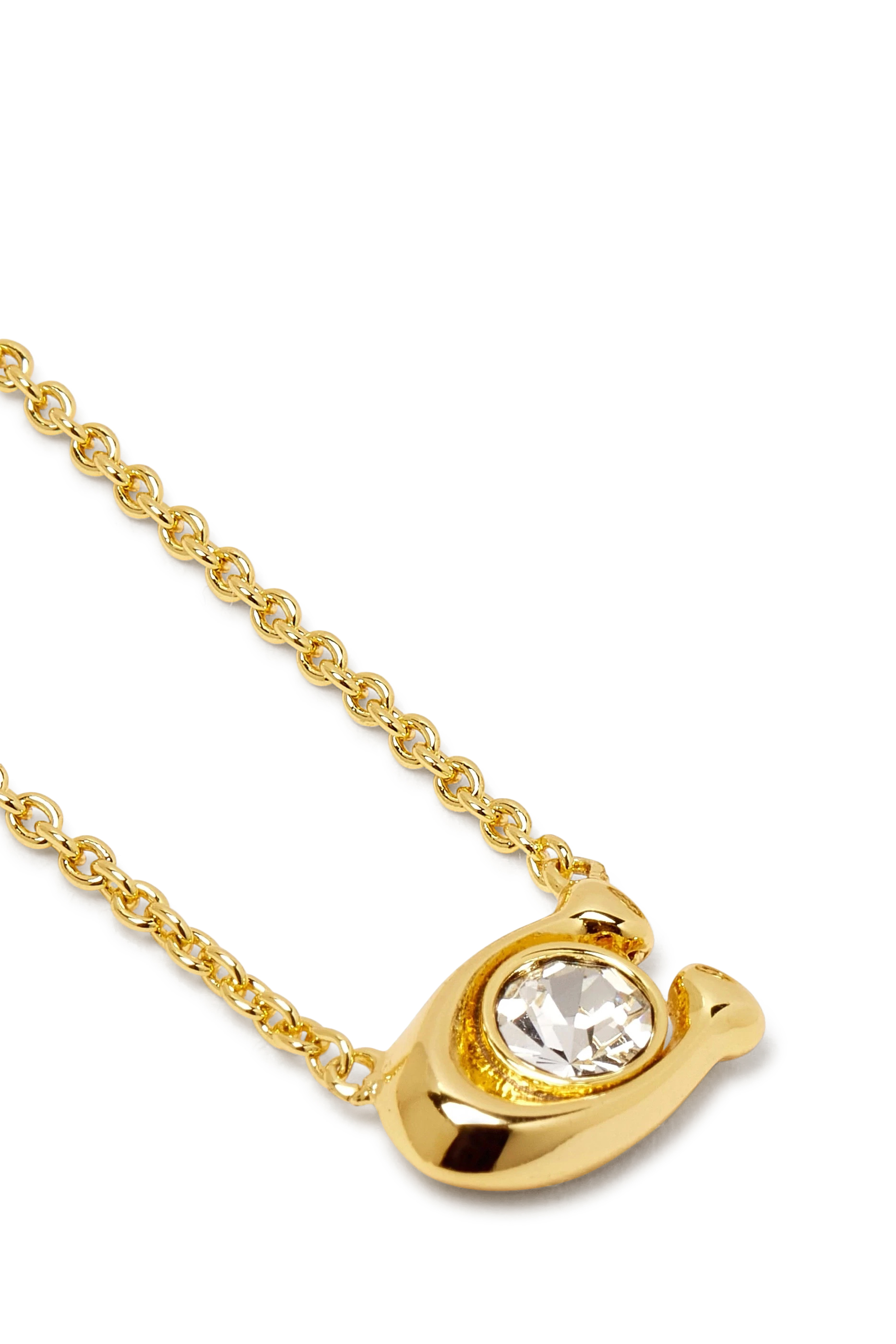 قلادة بدلاية بتصميم حرف شعار الماركة