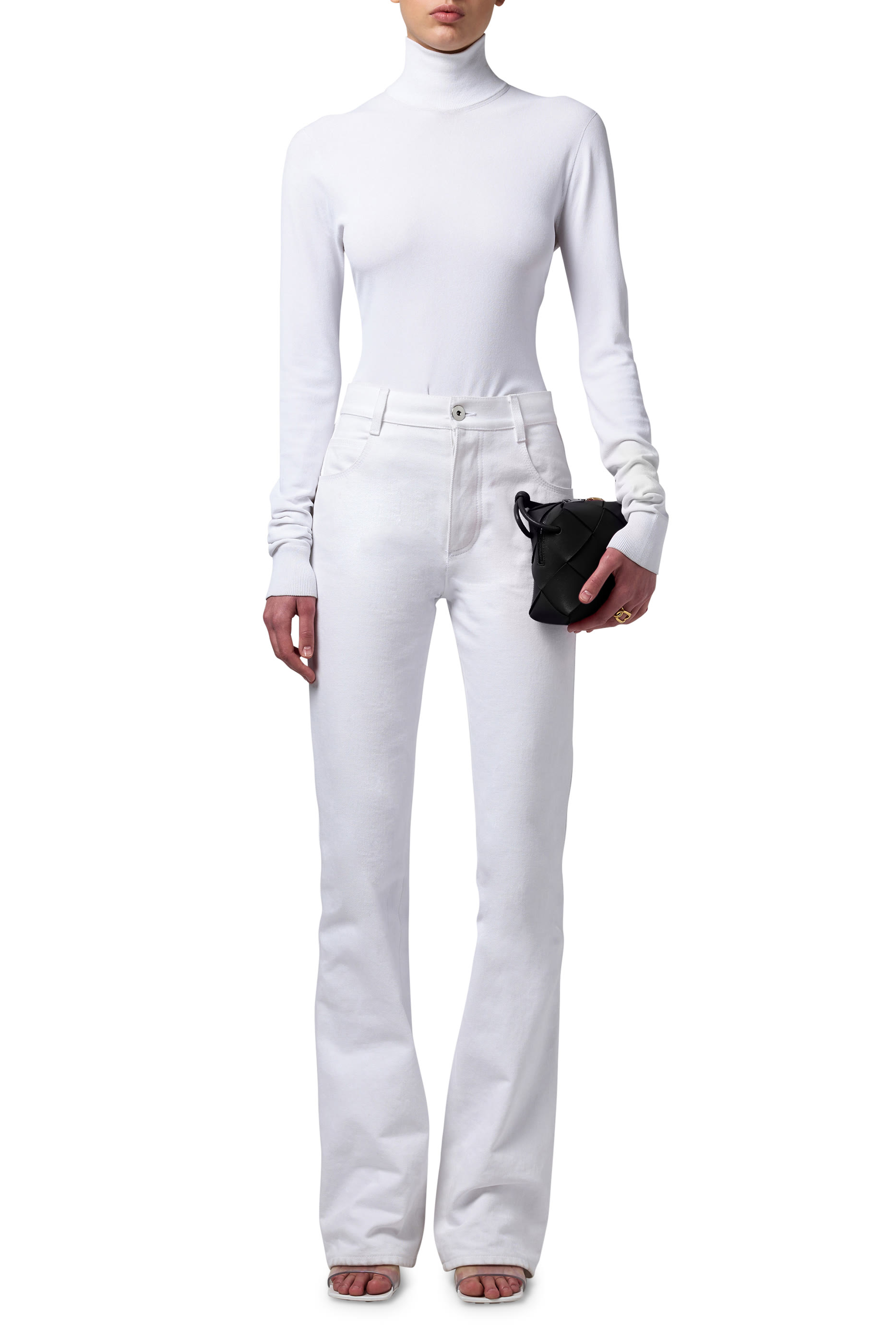 حقيبة كروس كاسيت صغيرة بتصميم مجدول