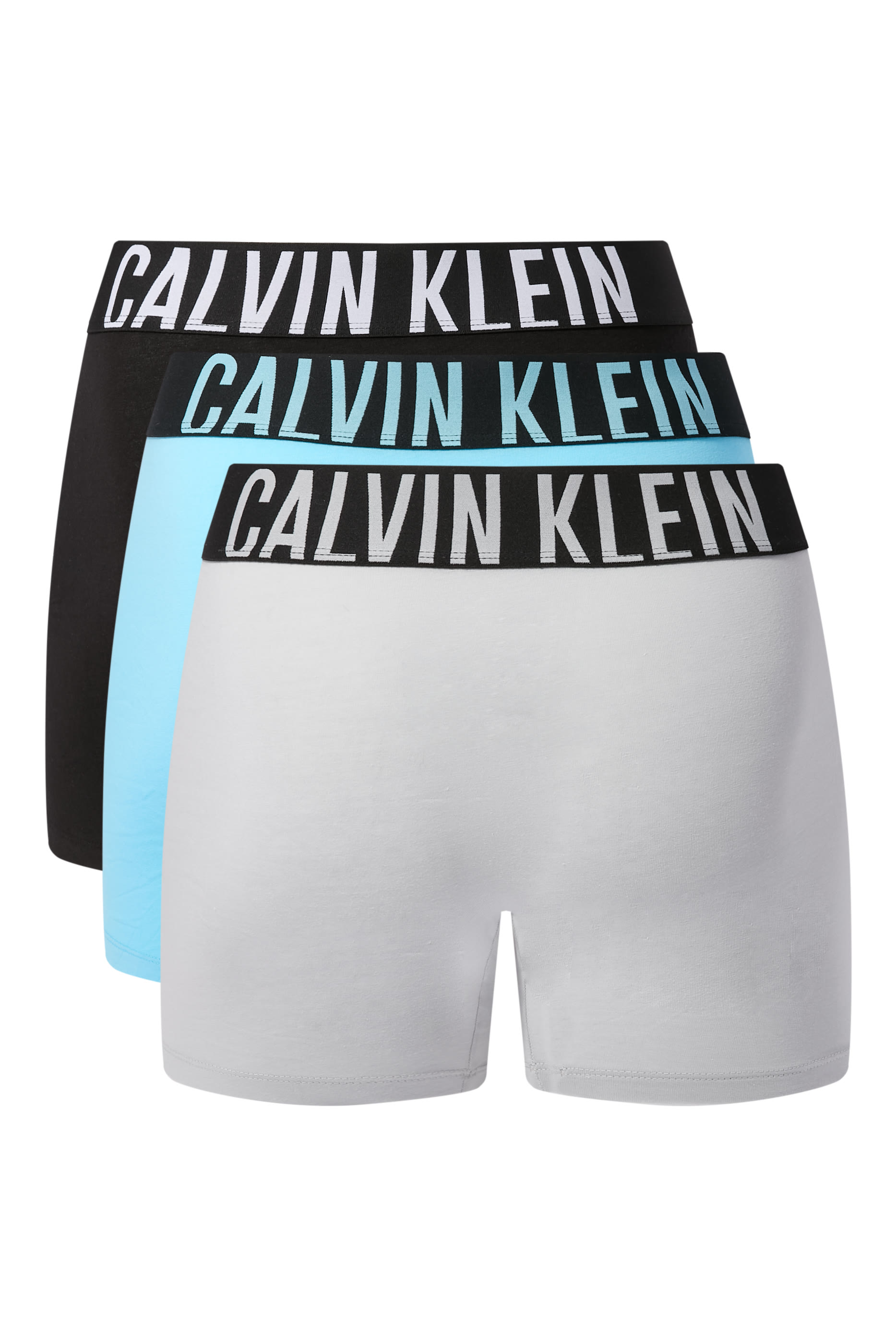 طقم بوكسر قطن ايكون مطاطي، 3 قطع