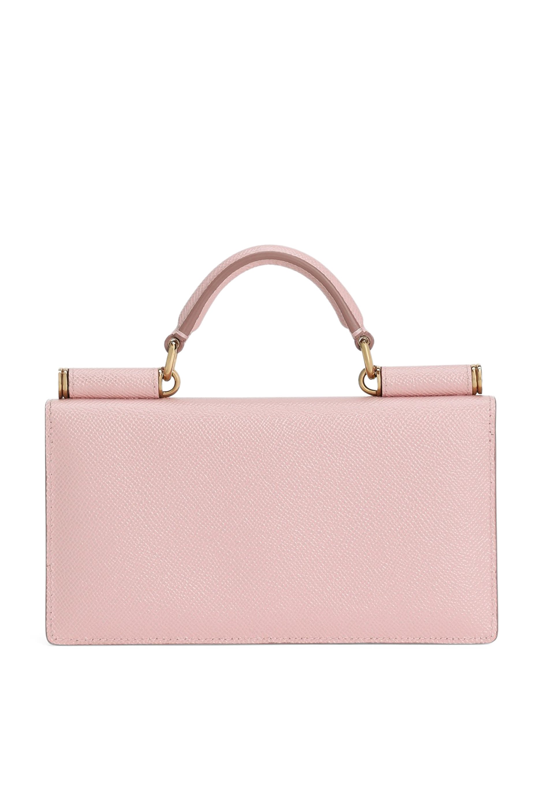 حقيبة صغيرة بطبعة جلد عجل دوفين