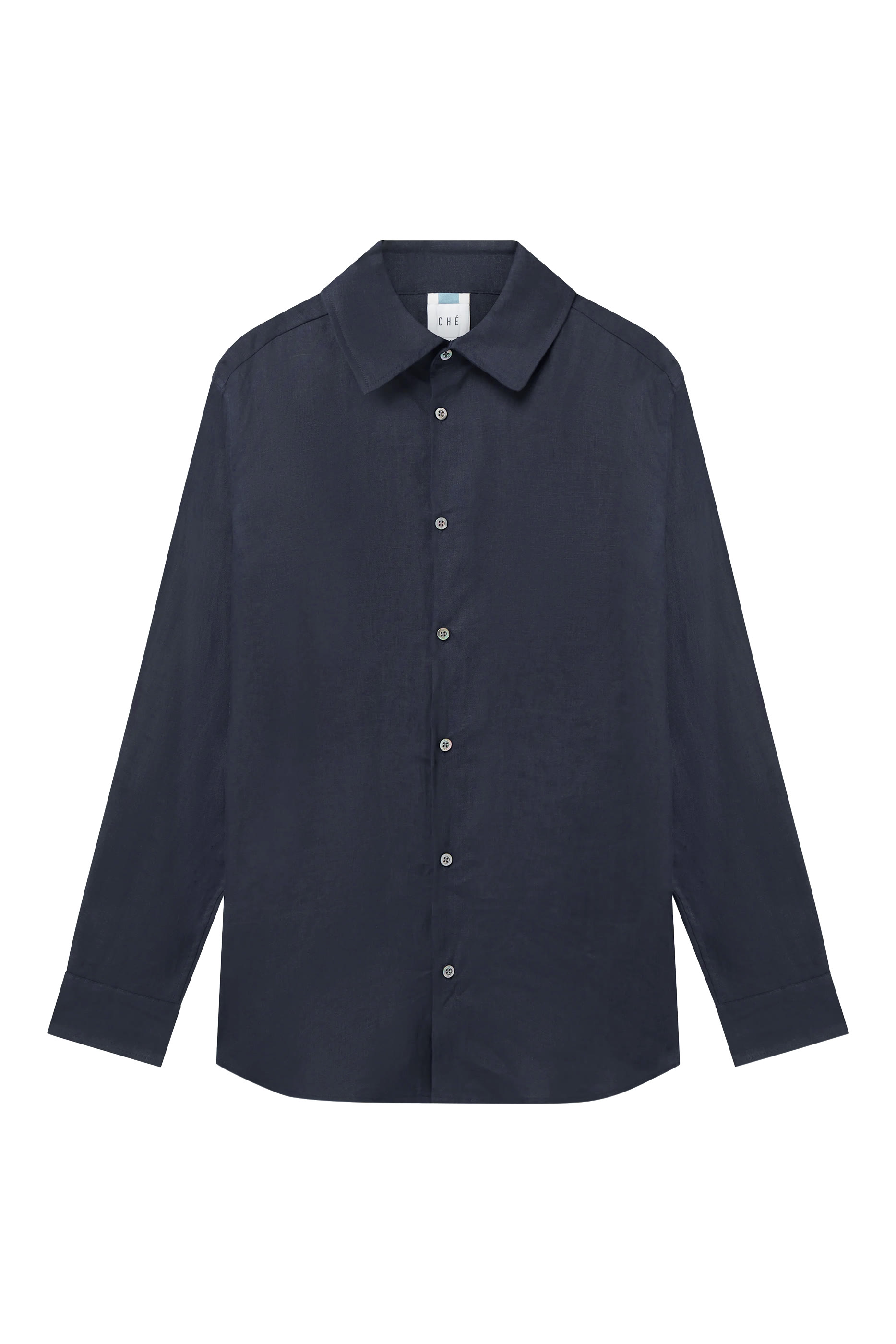 قميص بأكمام طويلة كتان