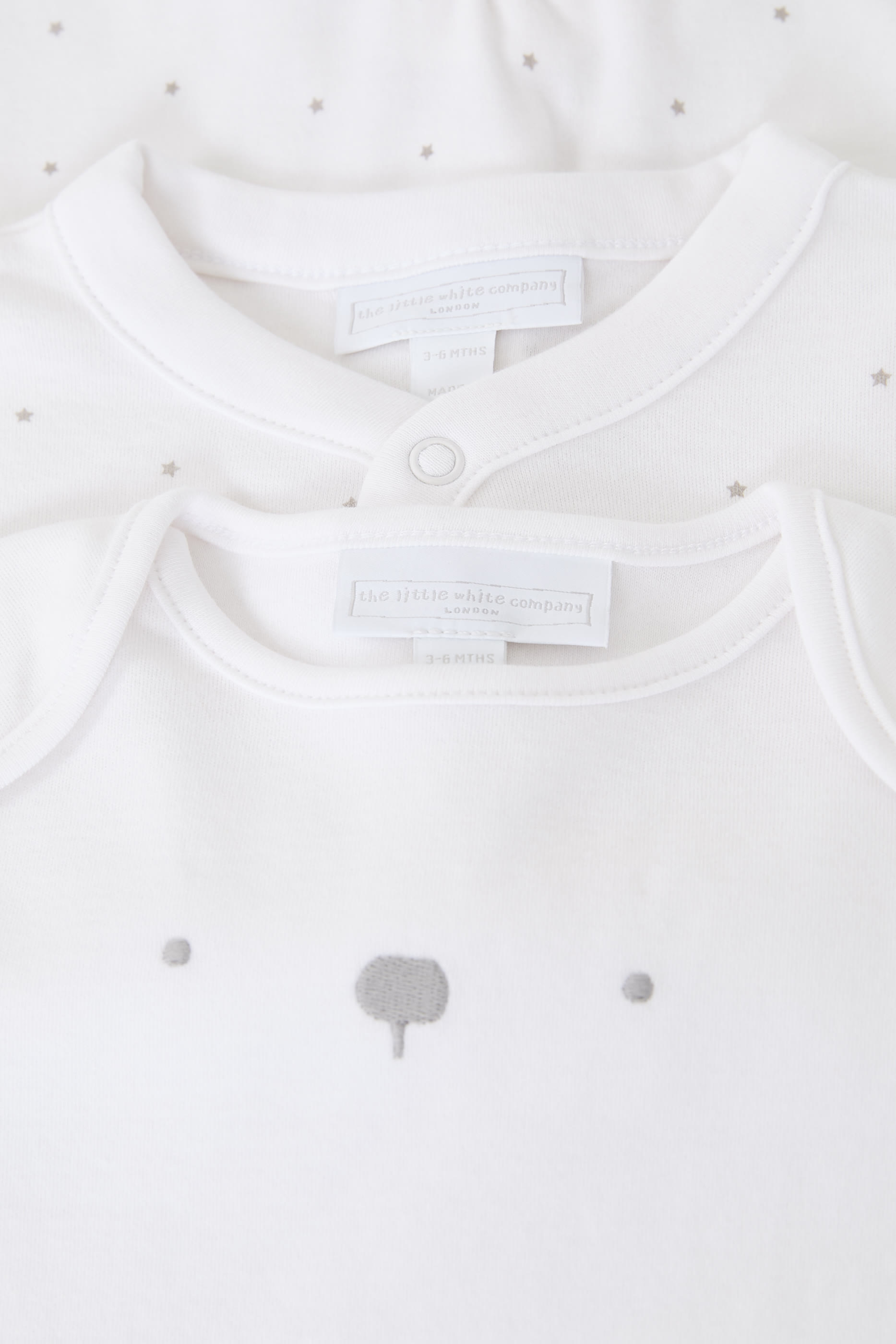 طقم هدية للمواليد الجدد قطن عضوي، 6 قطع