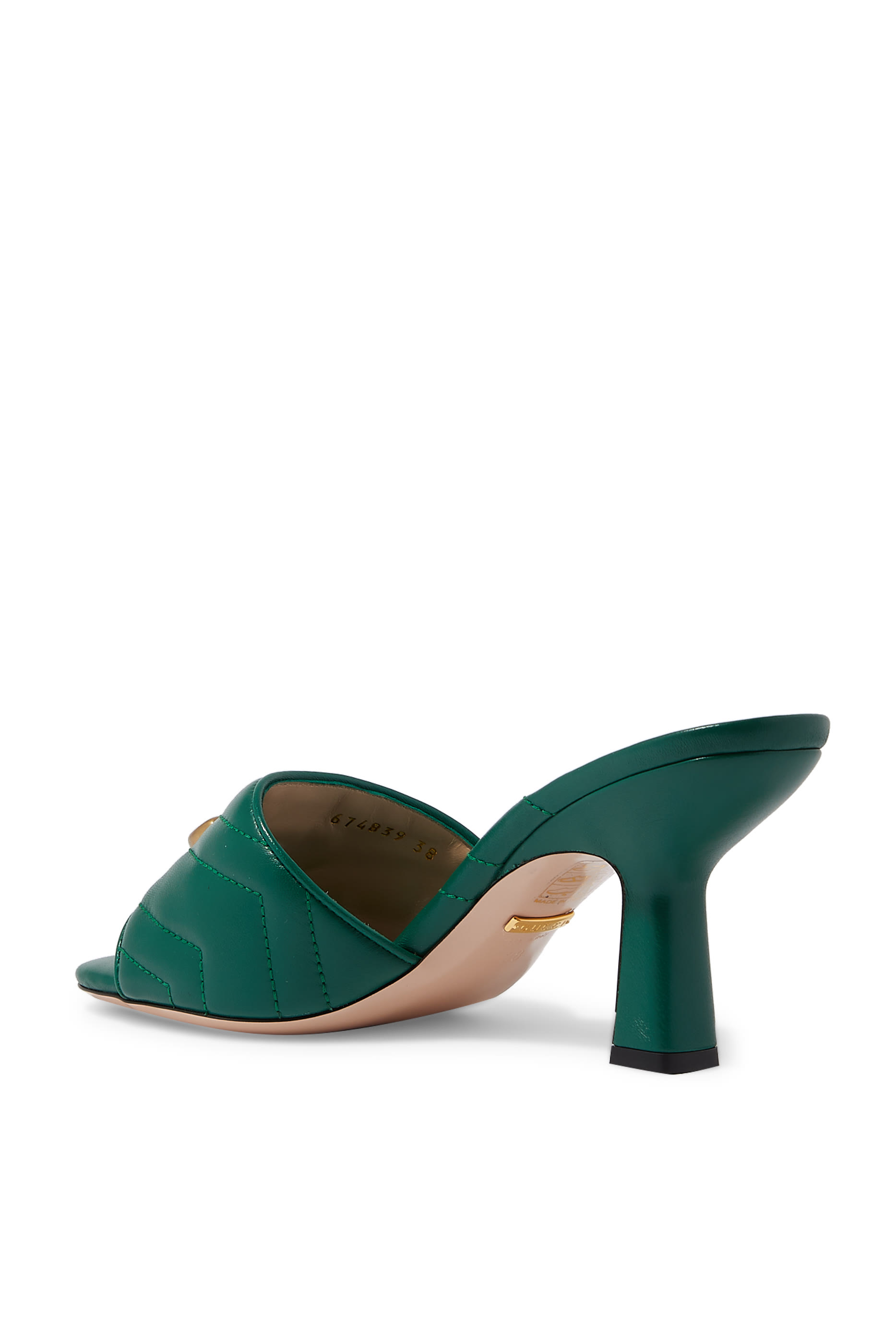 صندل مفتوح بشعار الماركة مزدوج