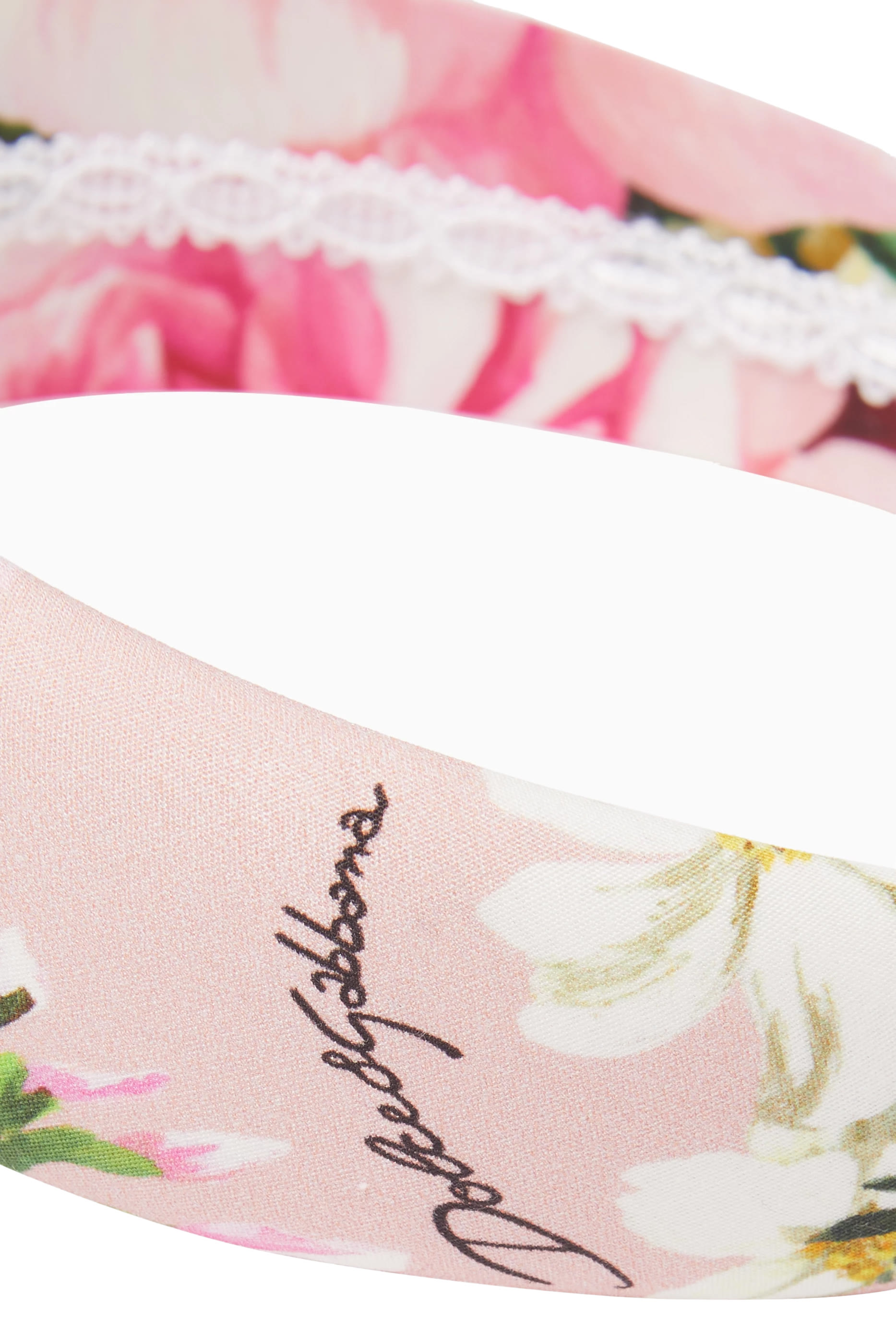 طوق رأس بنقشة زهور بوبلين للأطفال