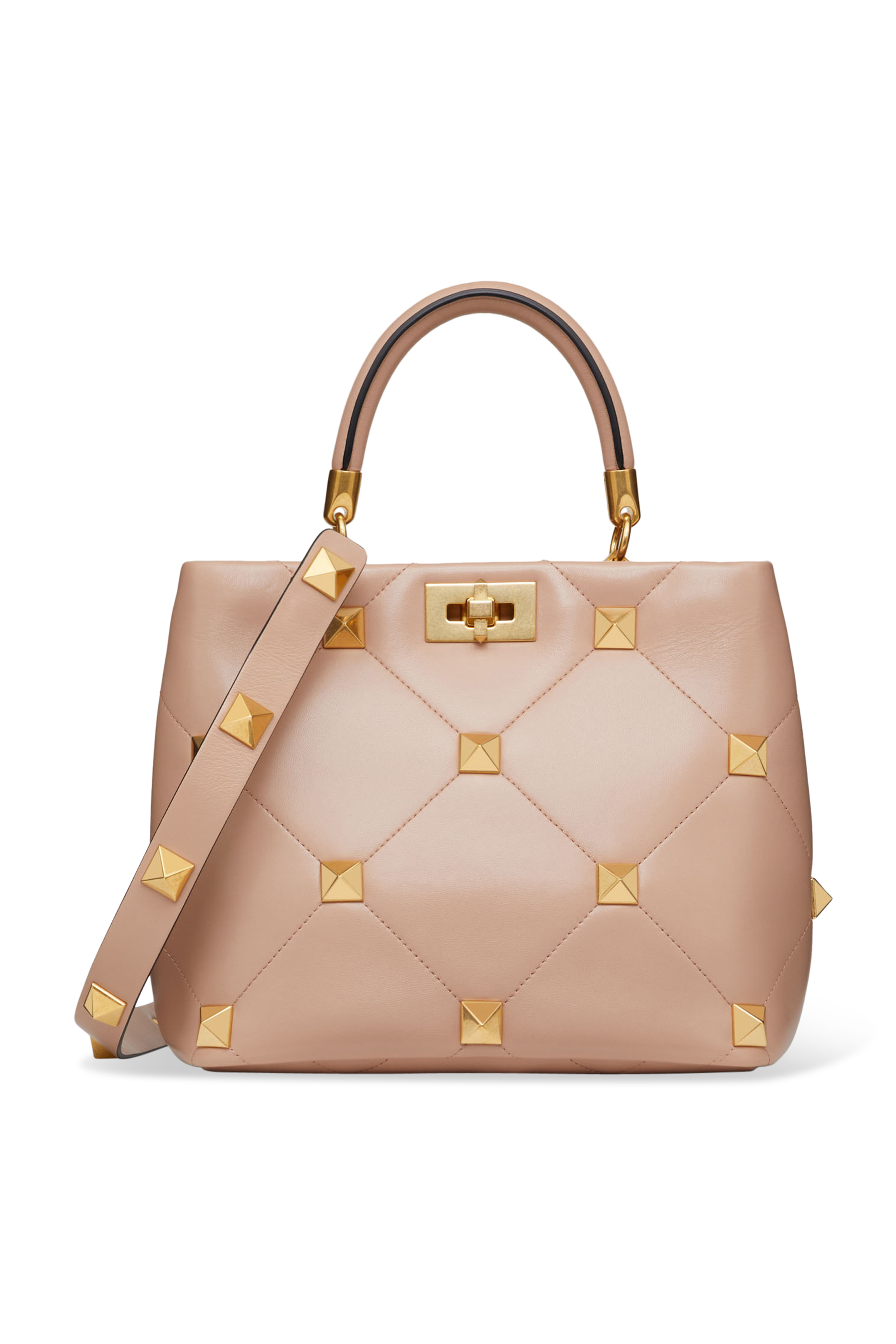 حقيبة فالنتينو غارافاني رومان بيد علوية وحلي هرمية