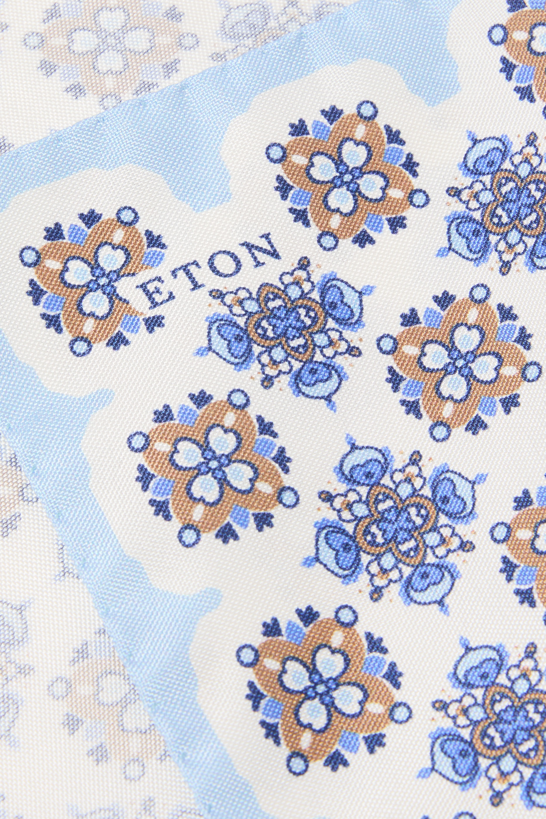 منديل جيب بنقشة هندسية حرير