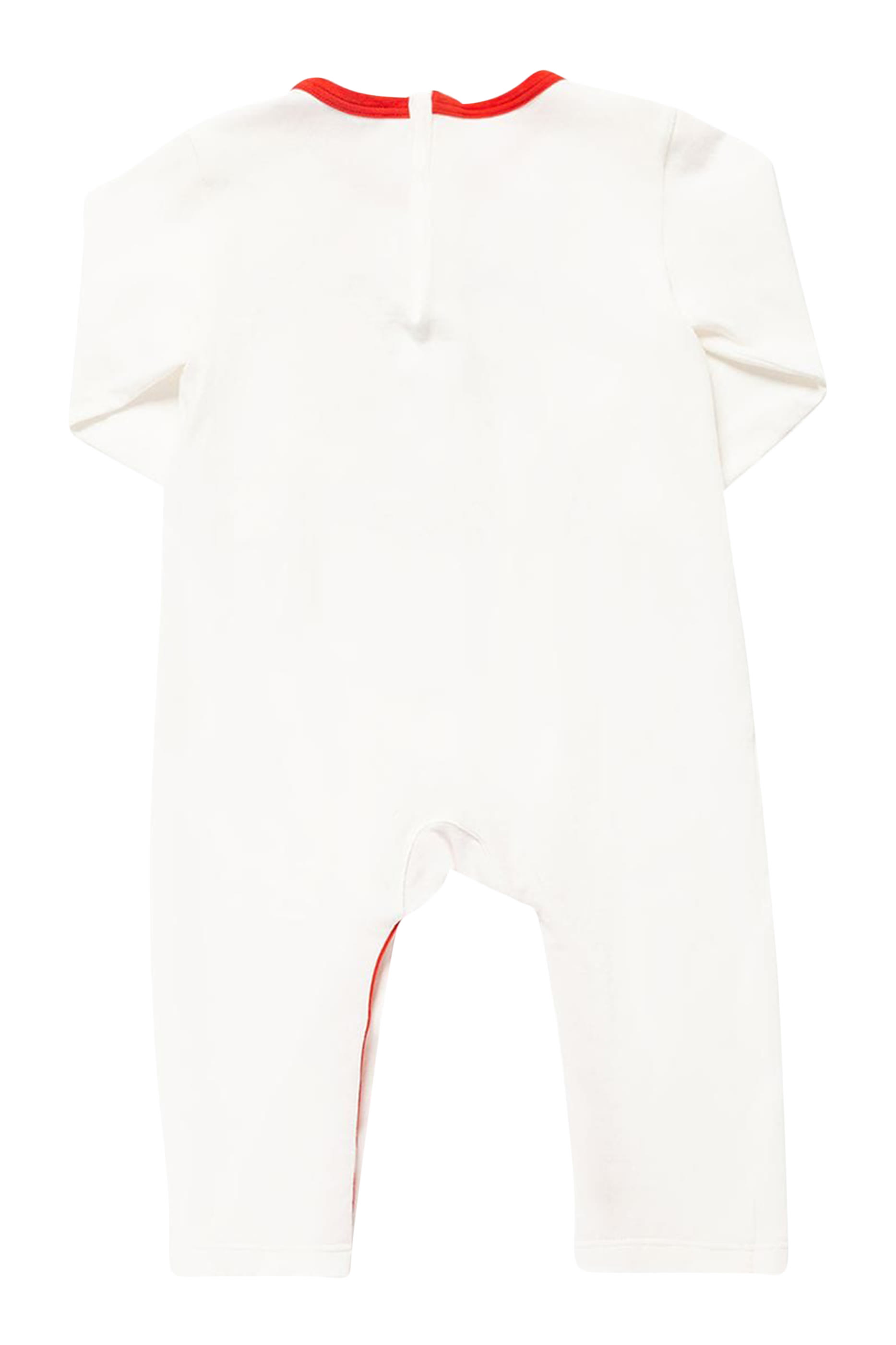 طقم لباس قطعة واحدة بطبعات ماي فيرست وحرفي شعار الماركة للأطفال