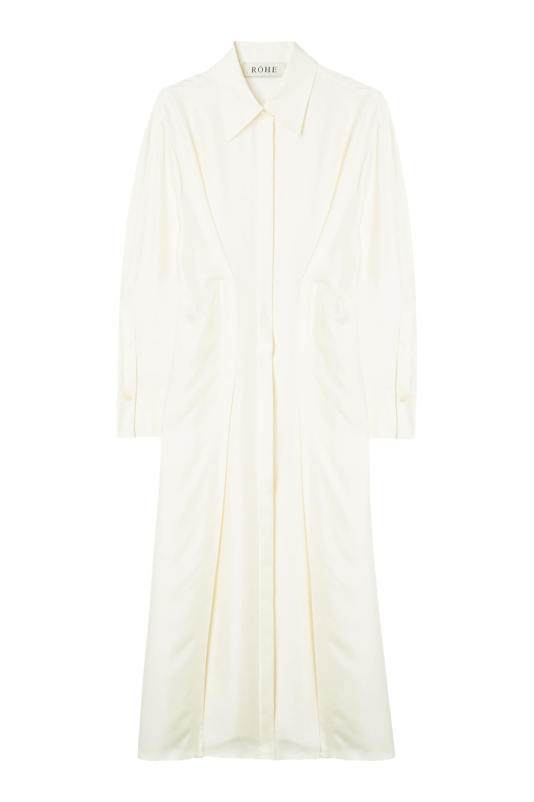 فستان حرير بقصة خصر ضيقة