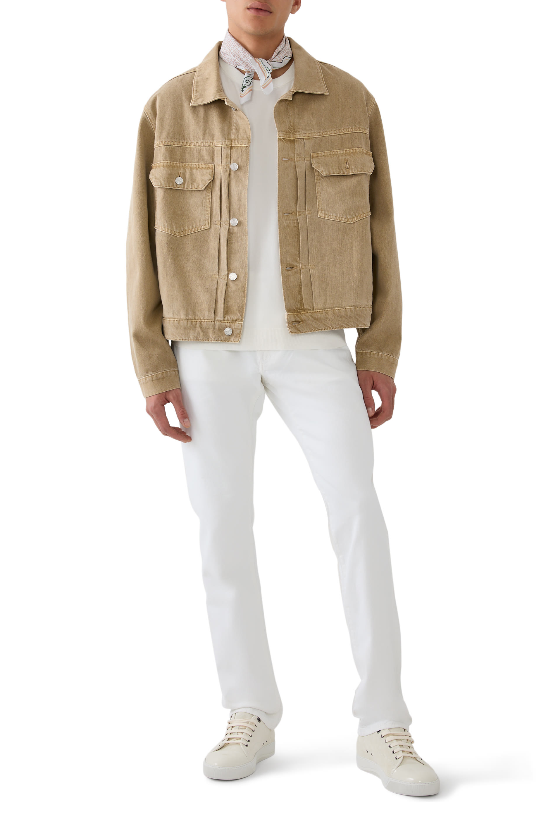 بنطال جينز بقصة ضيقة بخمسة جيوب