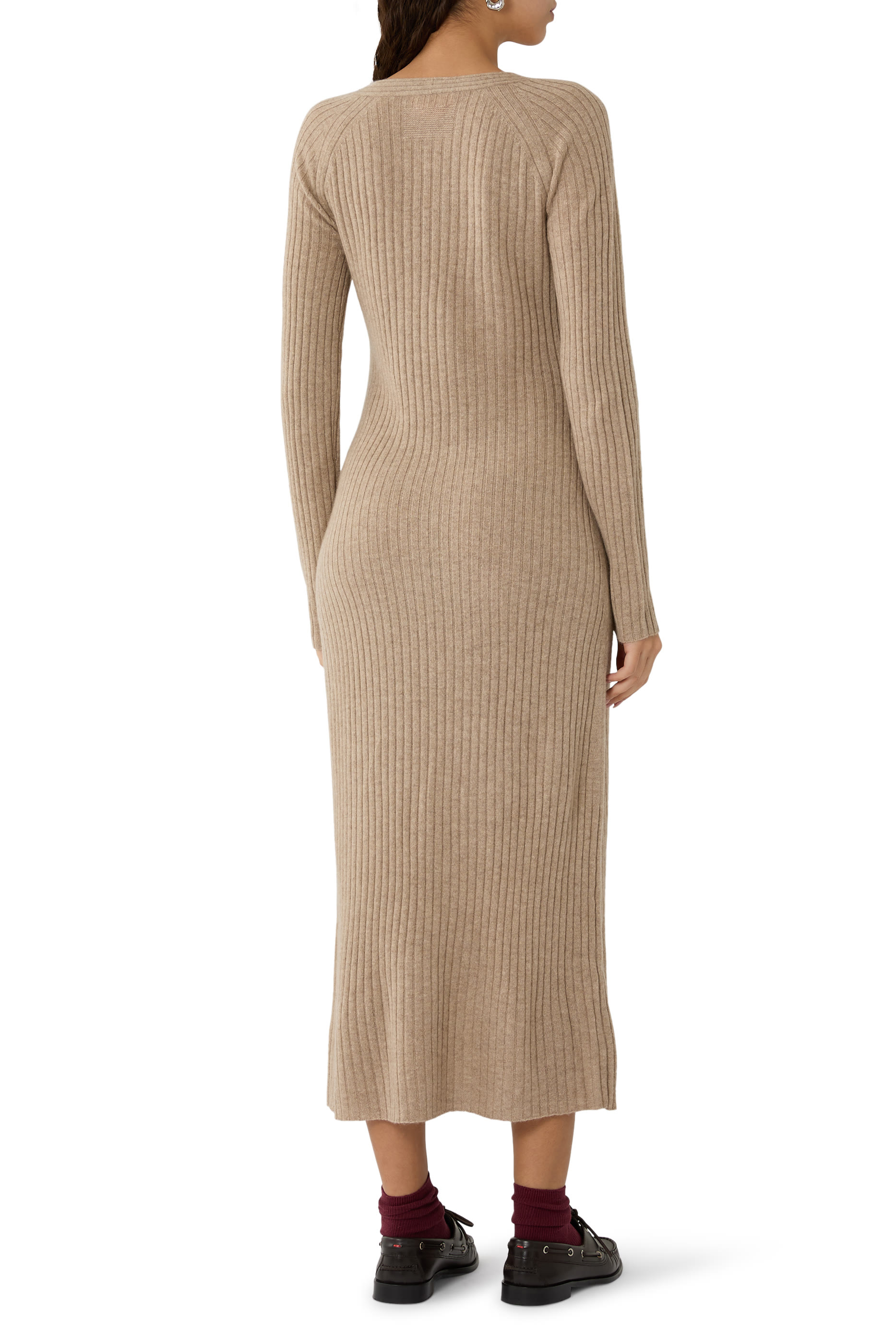 فستان واسع بتصميم مضلع