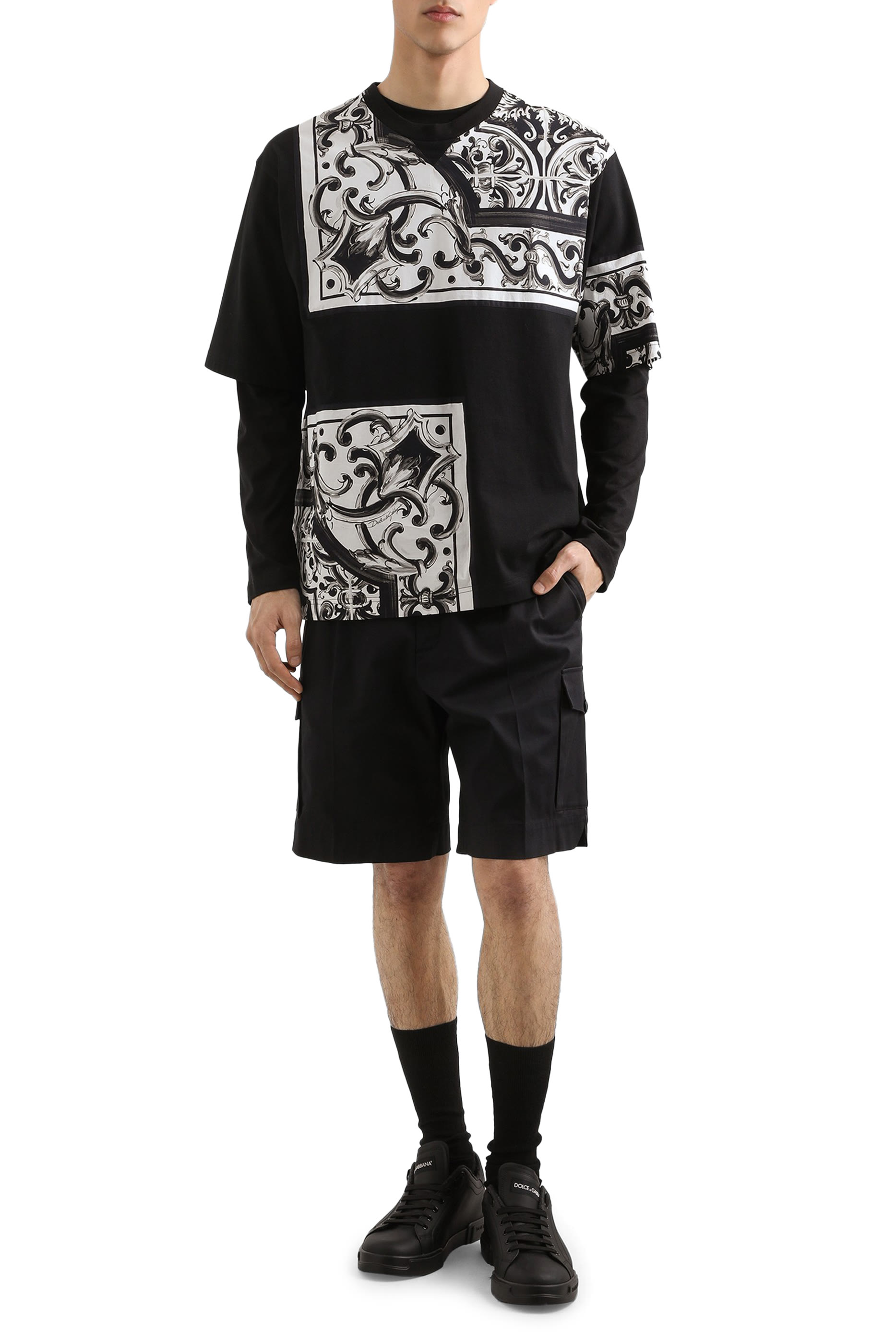 شورت بيرمودا قطن غابردين