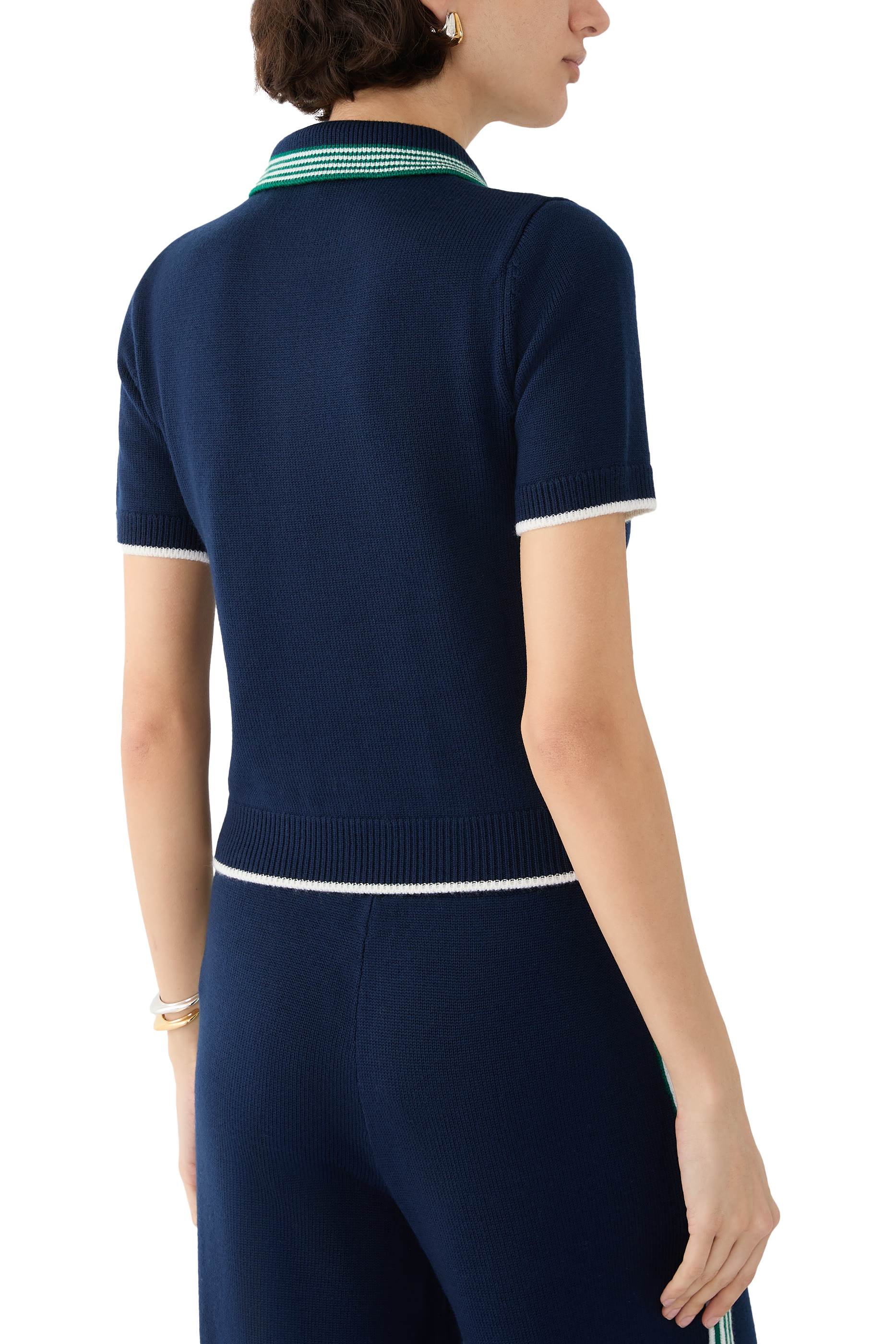 قميص تنس بولو منسوج