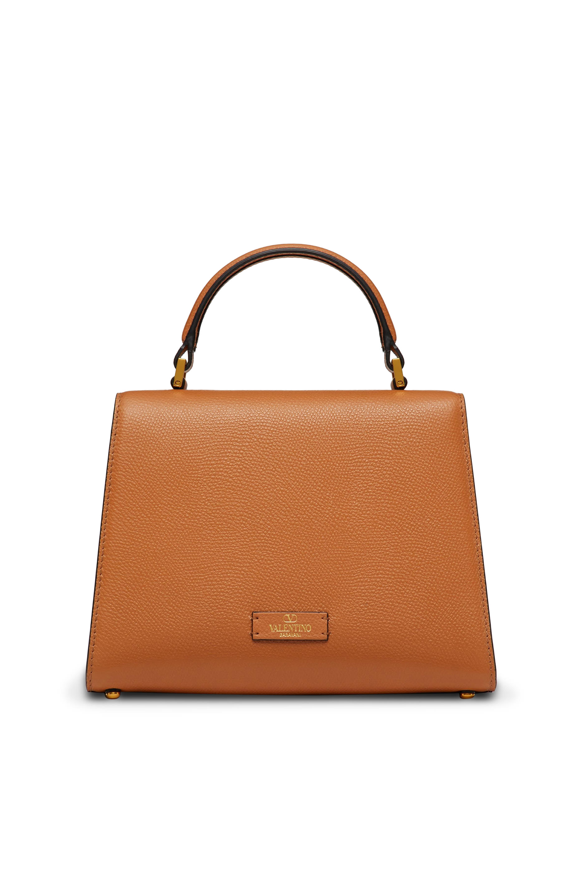 حقيبة صغيرة بيد علوية وحلية شعار V