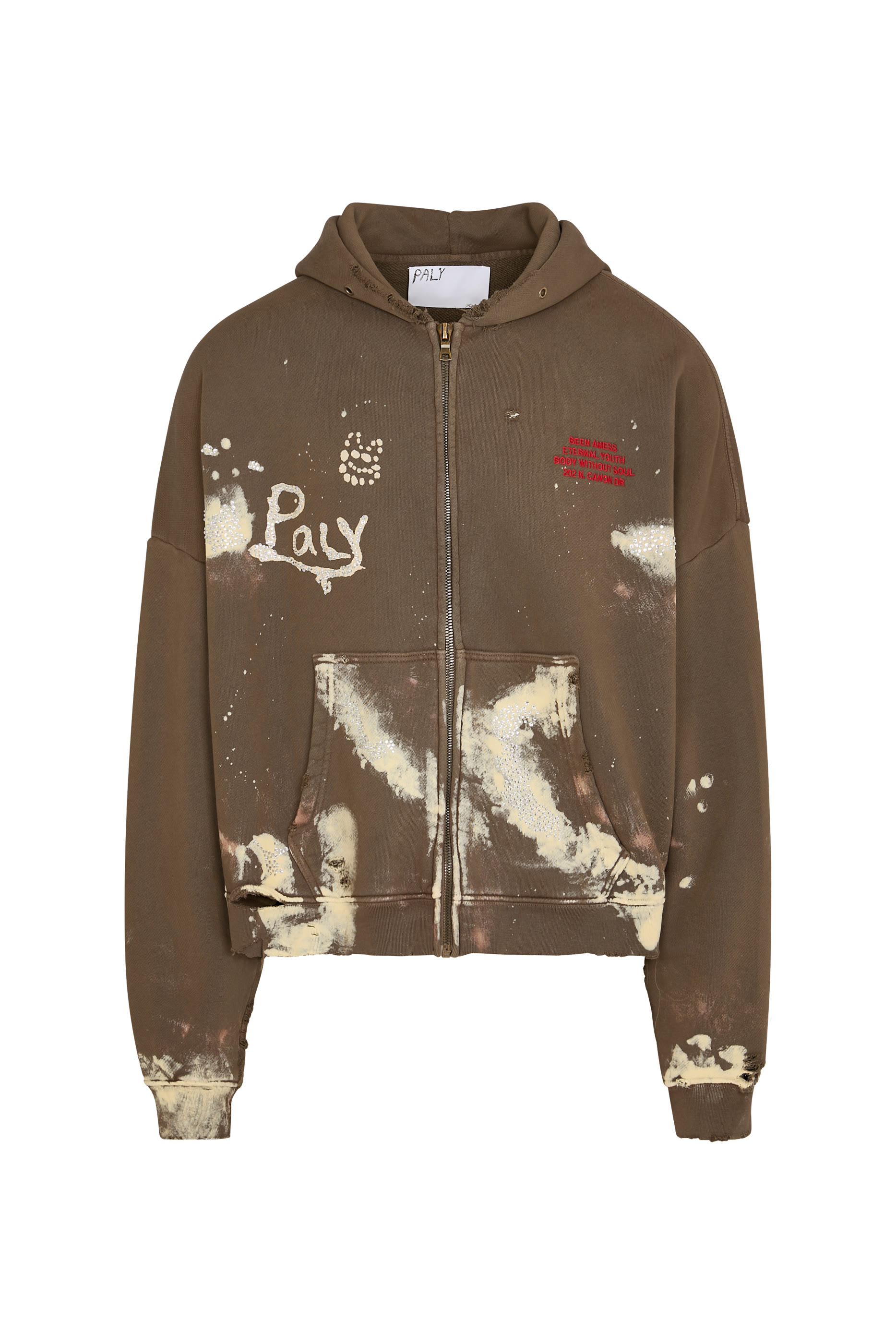 Been Amess Zip Hooded Sweatshirt