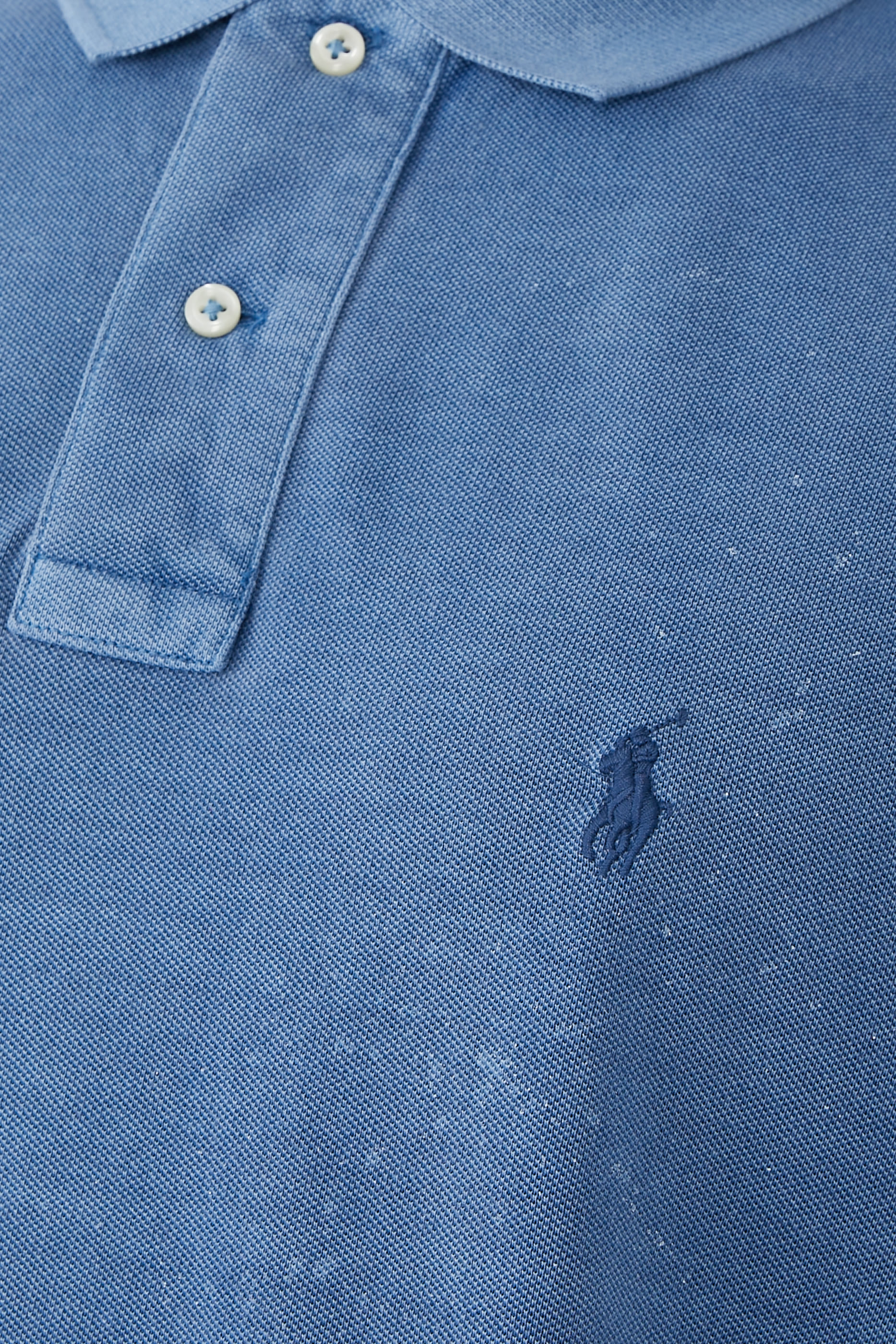 قميص بولو مطرز بشعار الماركة