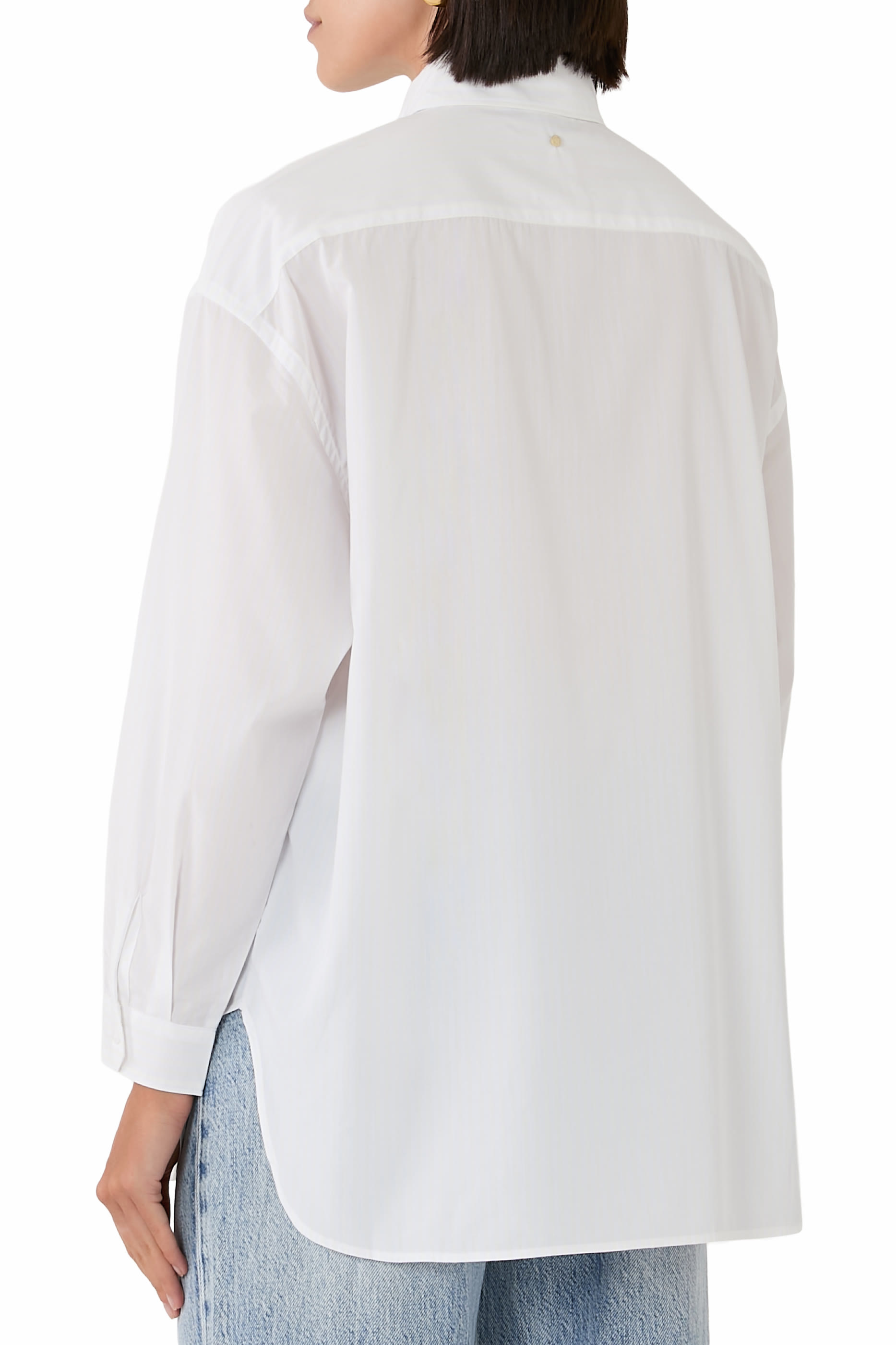 قميص ريزورت مخطط بأكمام طويلة