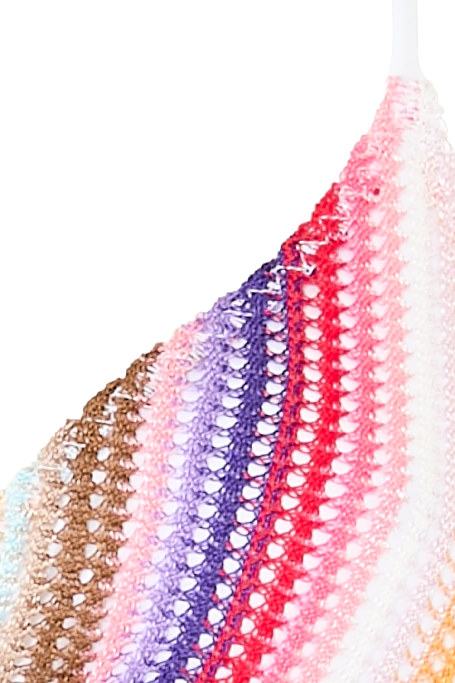 طقم بيكني ماري بأربطة وقوالب مثلثة