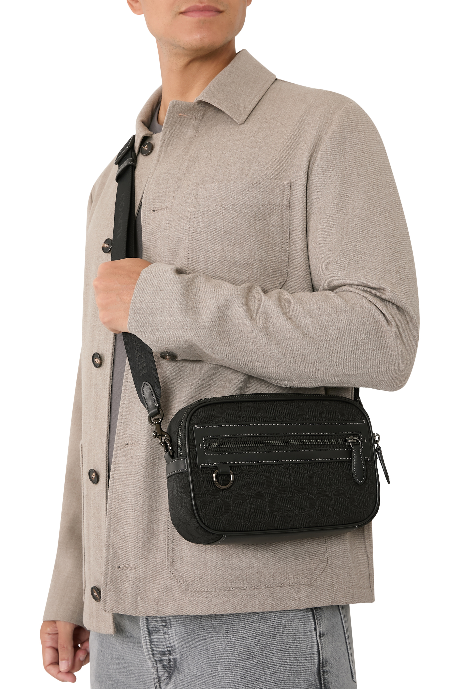 حقيبة كاميرا ثيو جاكار بشعار الماركة