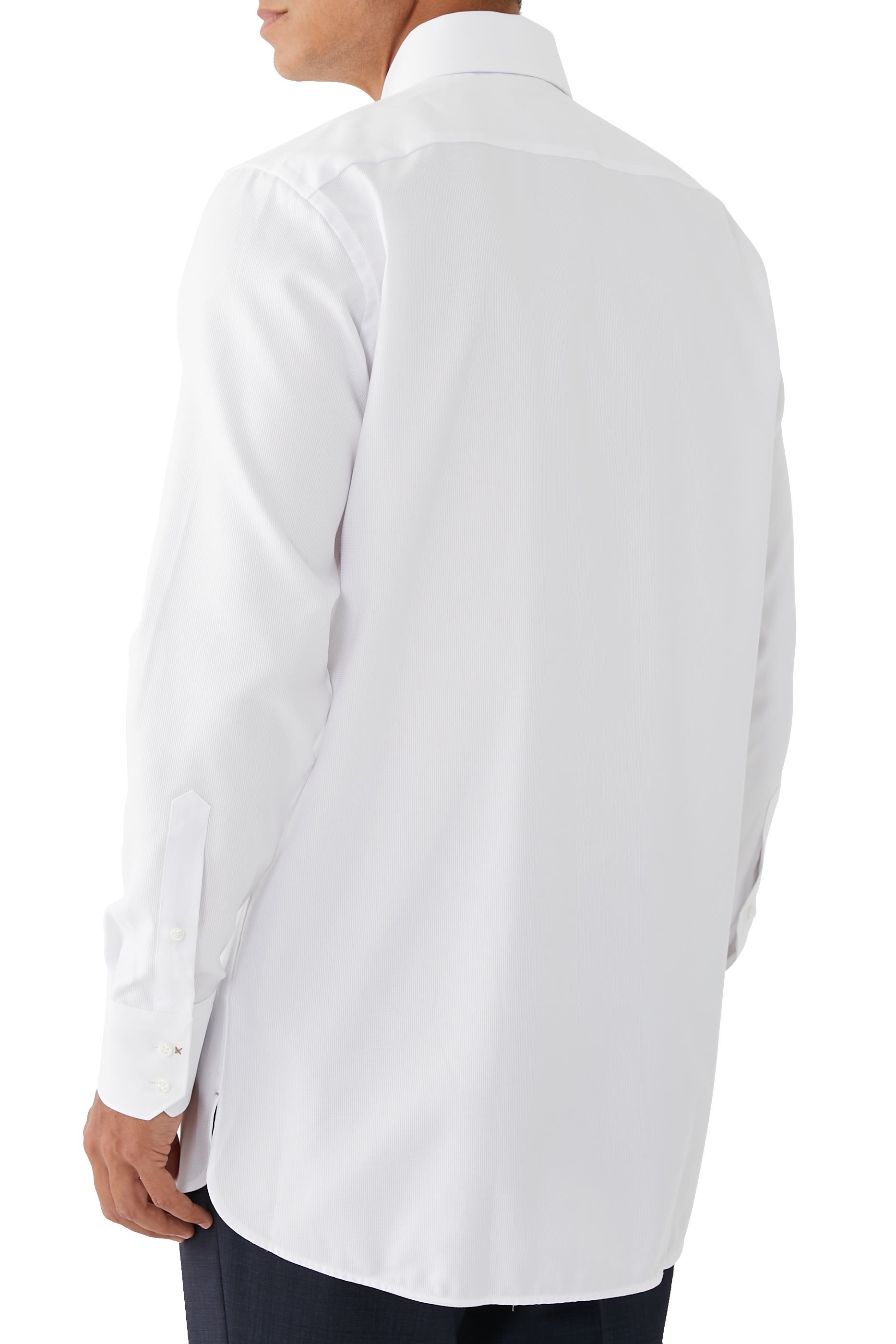 قميص سادة بأزرار