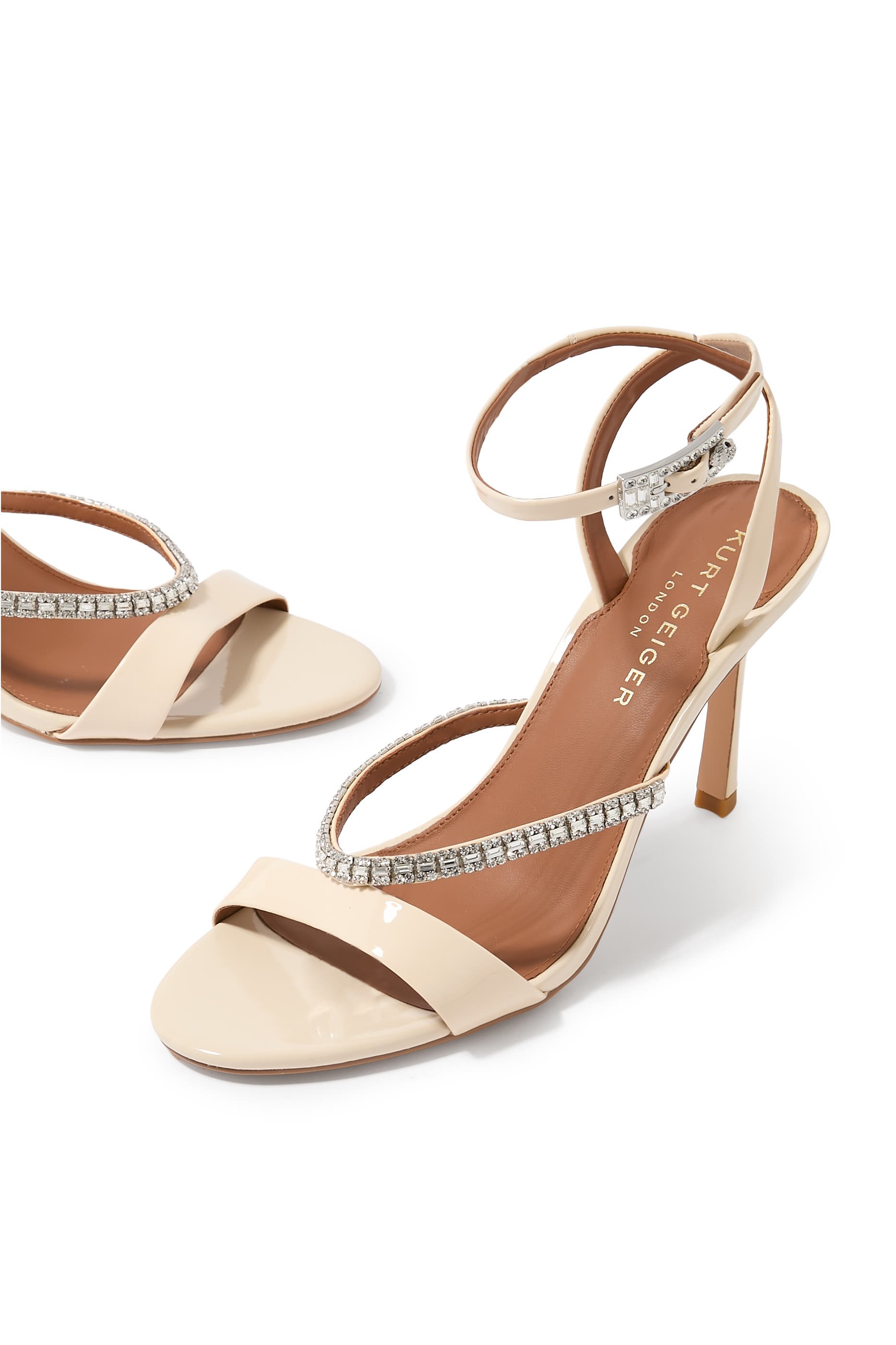 صندل 90 بسيور مرصعة بكريستال