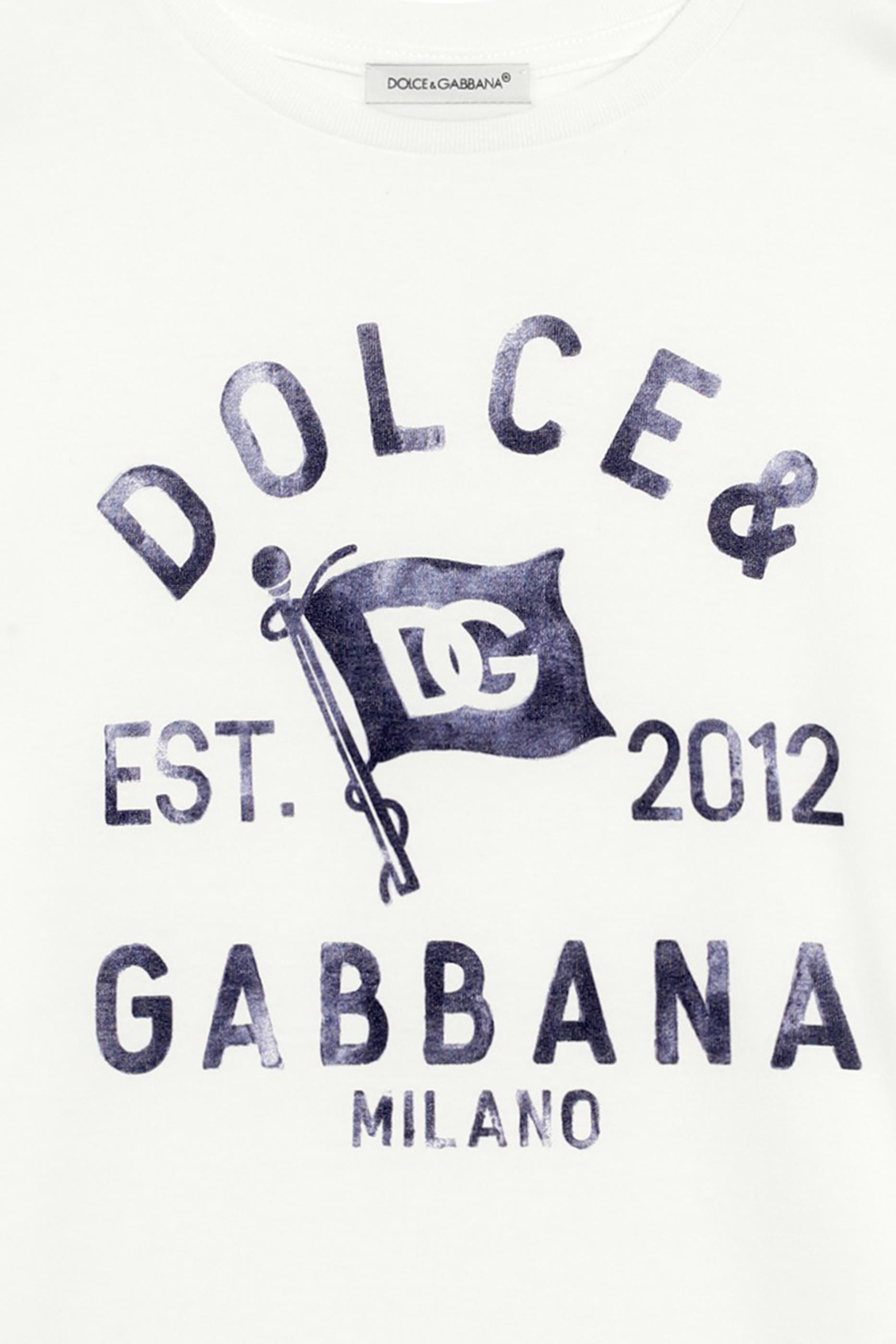 تيشيرت بطبعة شعار غرافيكية للأطفال