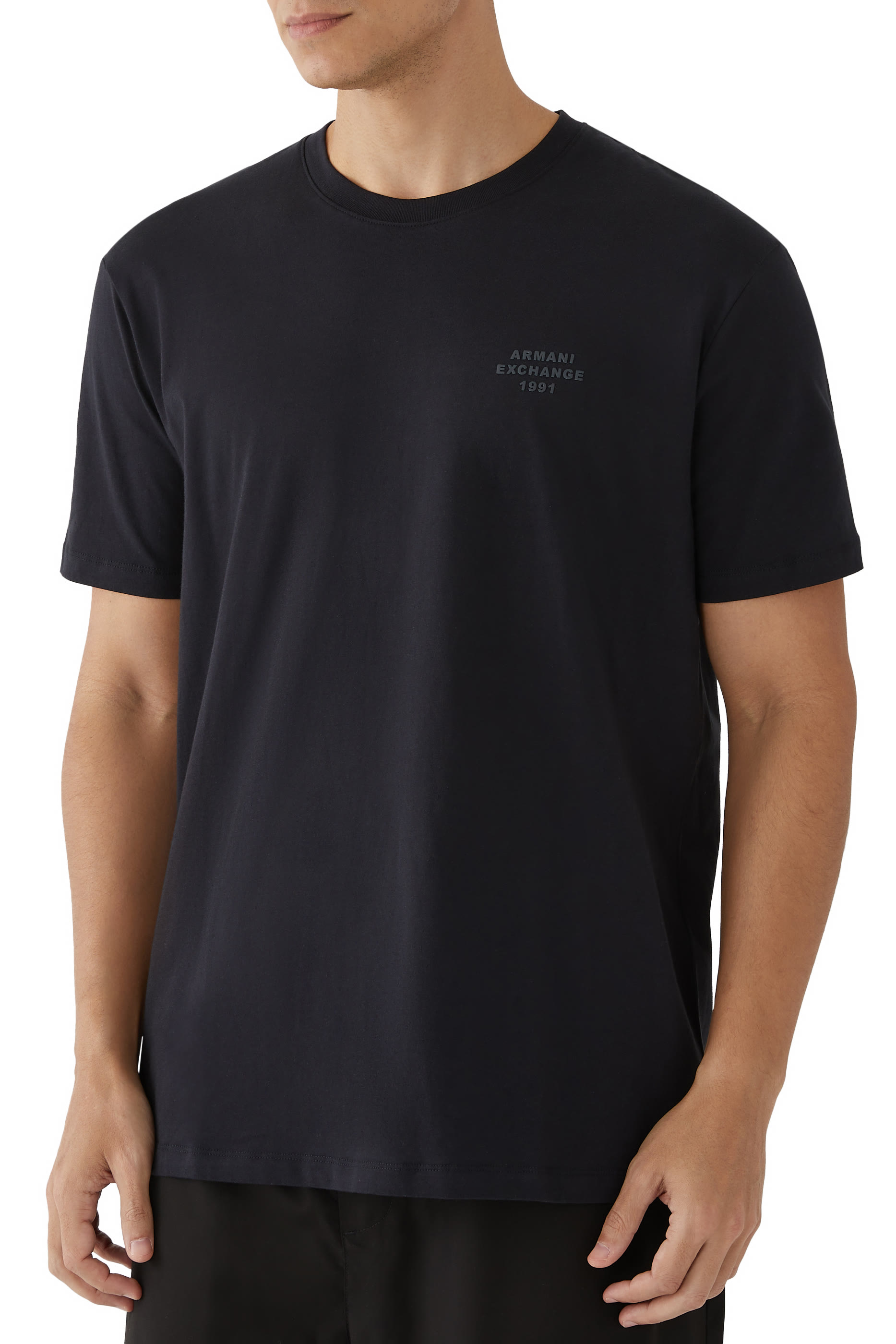 تيشيرت بحروف شعار الماركة جيرسيه