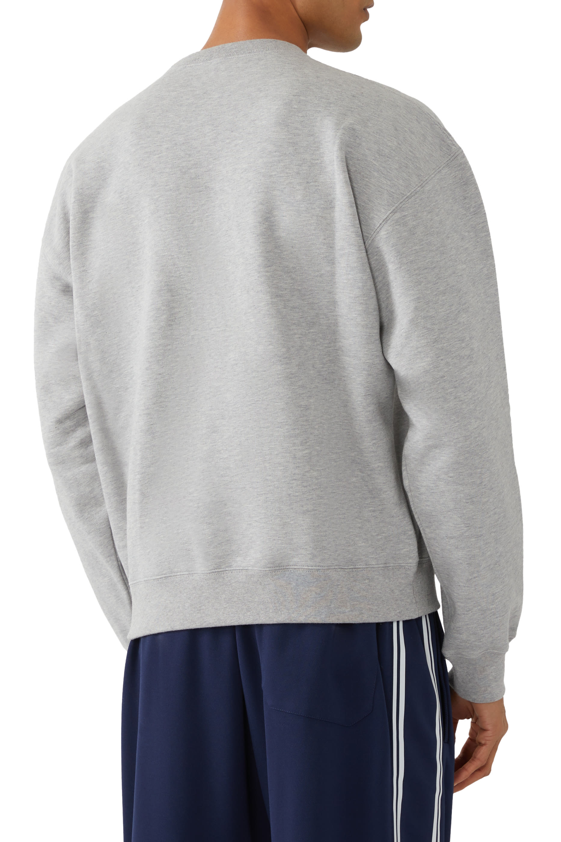 سويت شيرت بتطريزات قطن جيرسيه