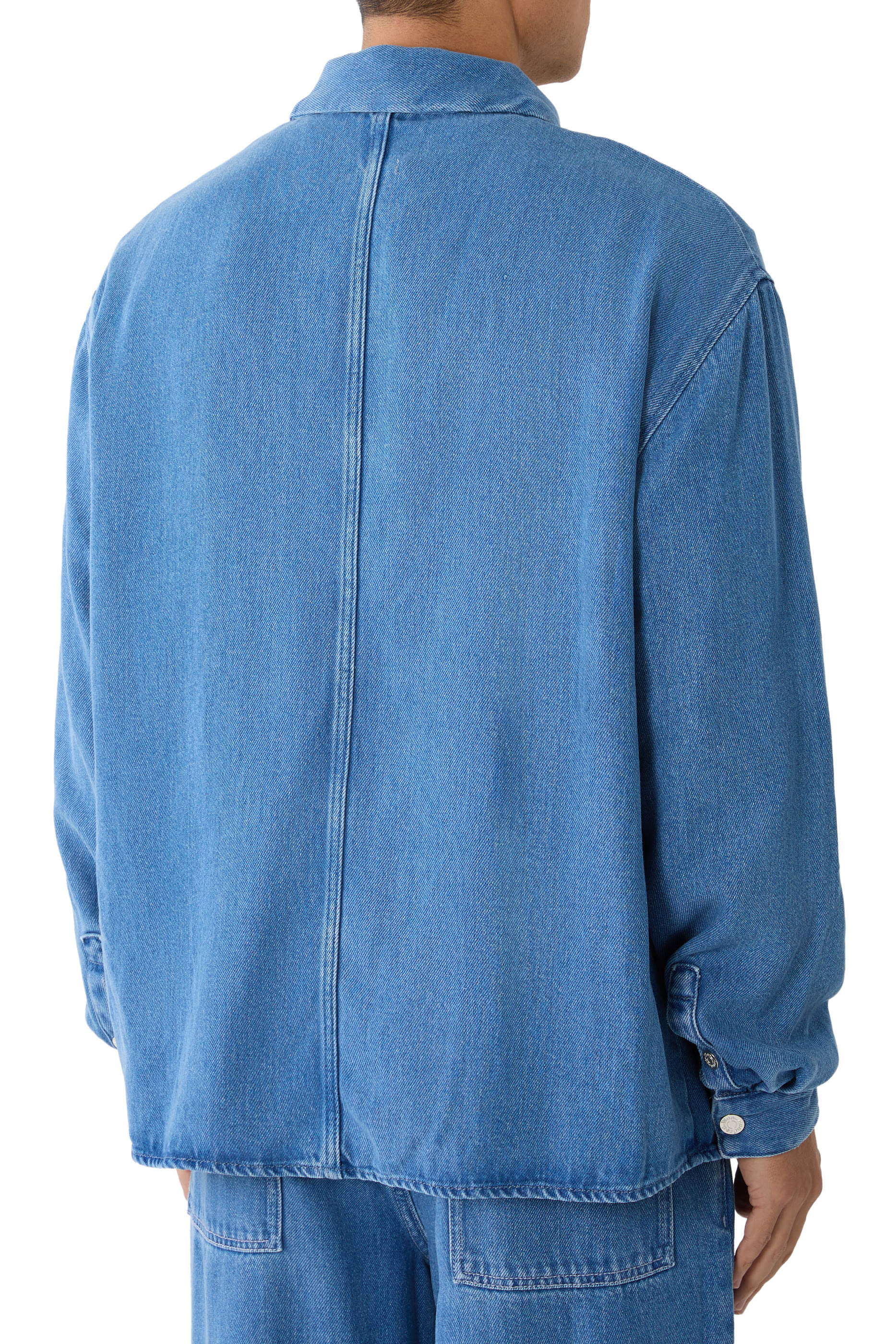 قميص زاين بسحاب دنيم