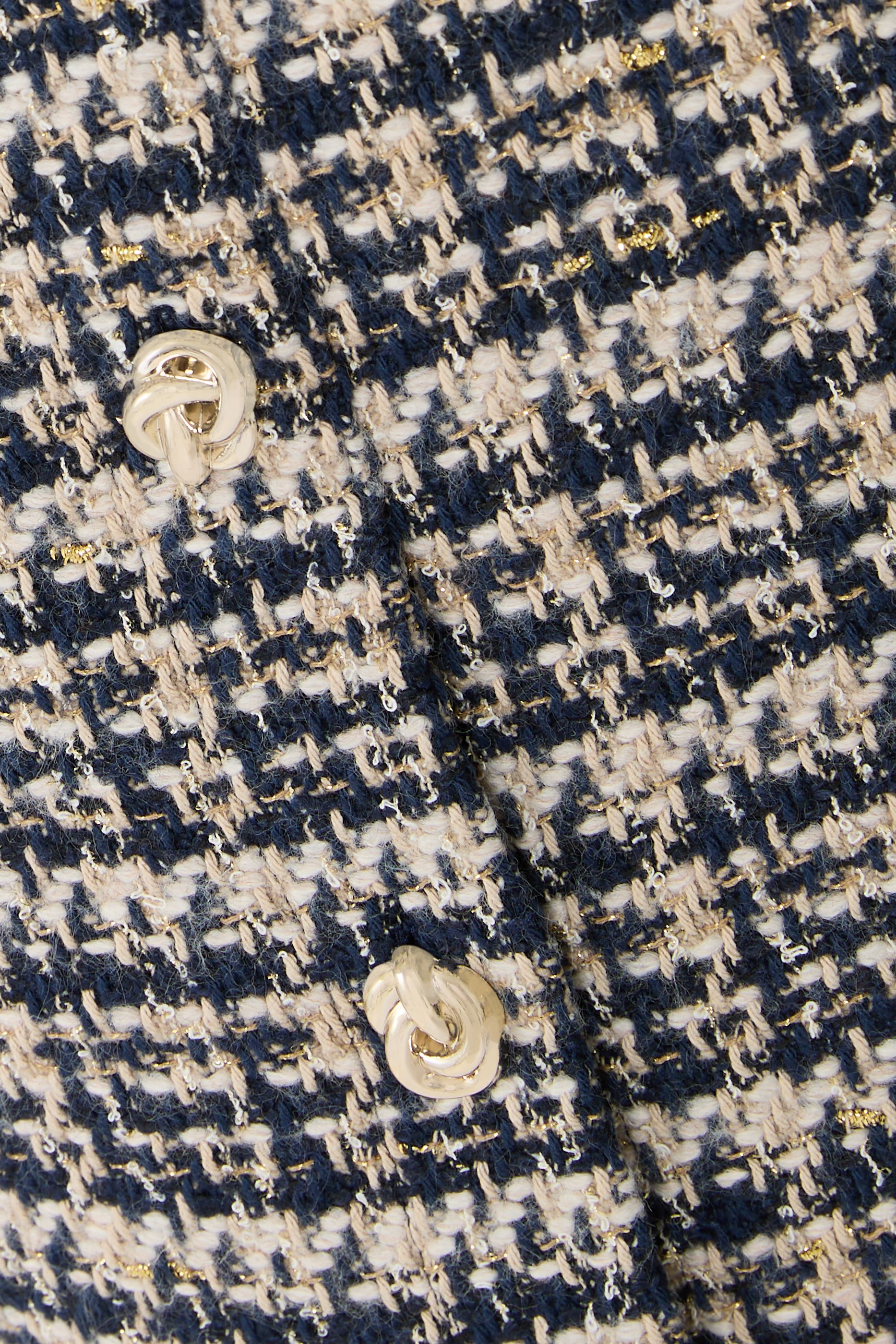 تنورة تاي متوسطة الطول تويد